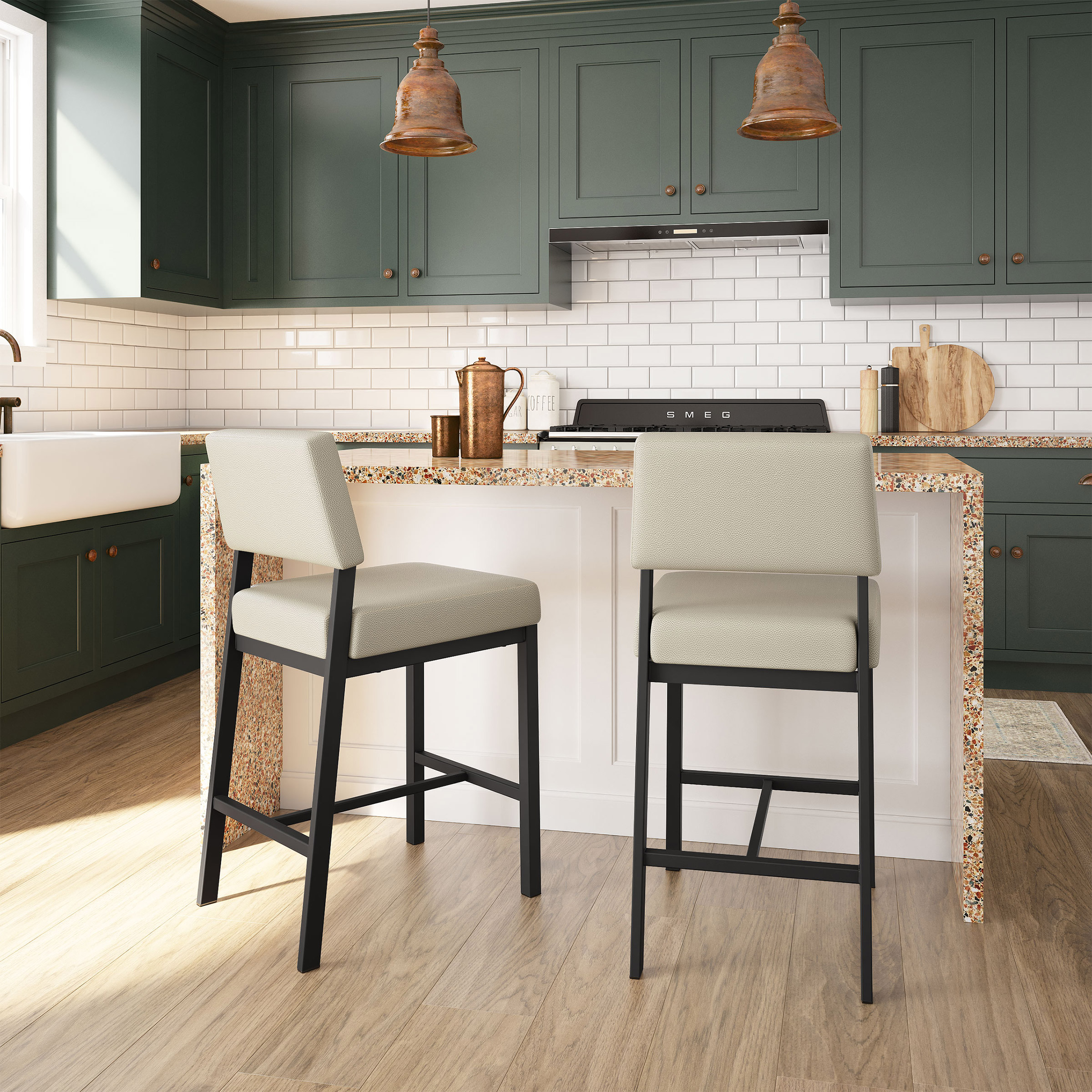 Avery Counterstool with Black Base