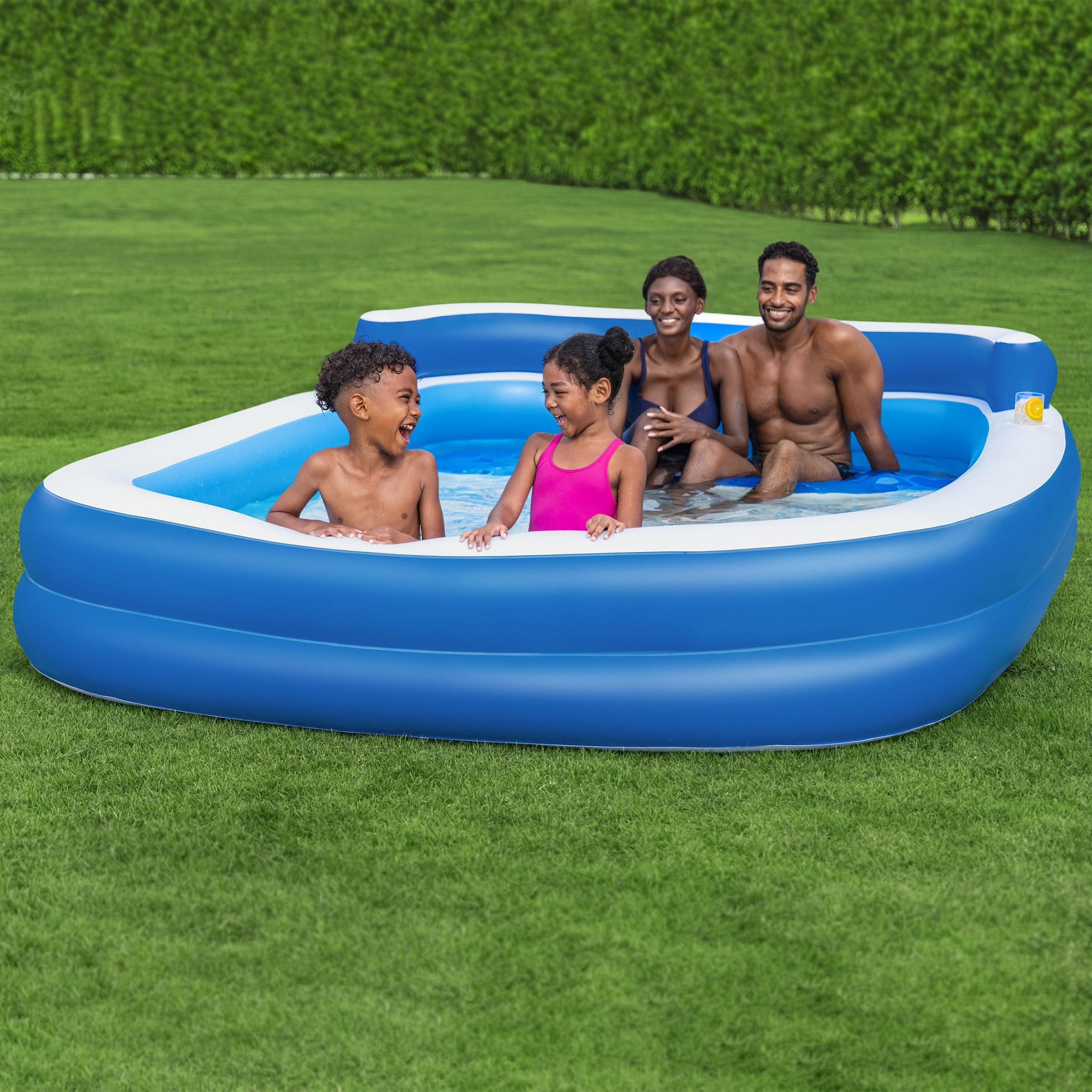 H2OGO! Inflatable Family Lounge Pool Costco