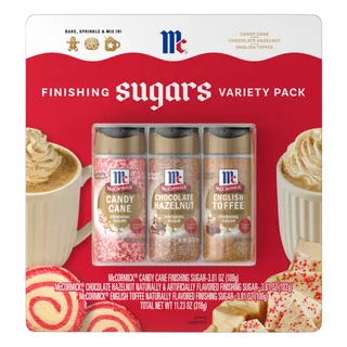 MCCORMICK'S FINISHING SUGAR 3 PACK 3.81 OUNCE EACH