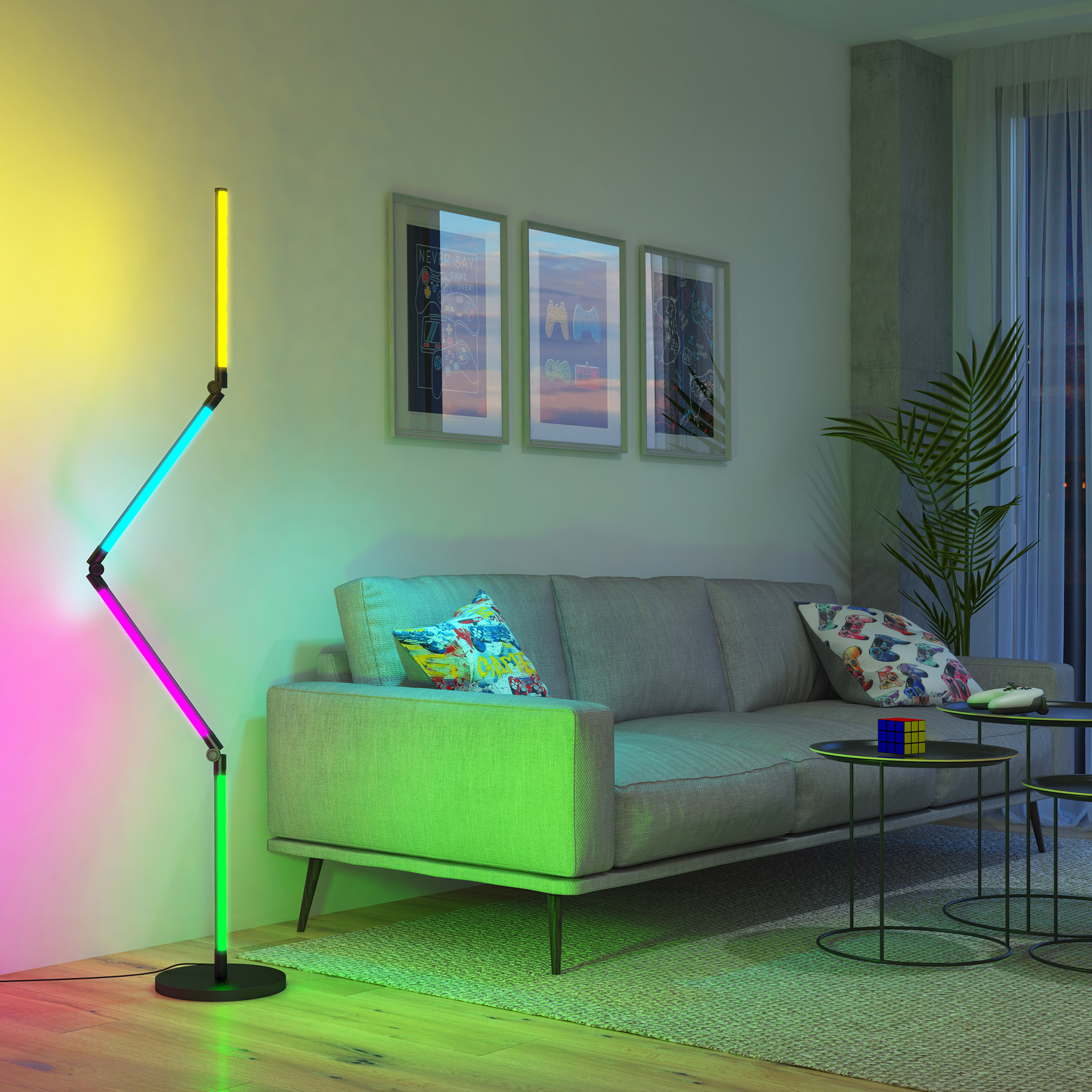 Artika Fitch Gaming Floor Lamp RGB/Smart | Costco