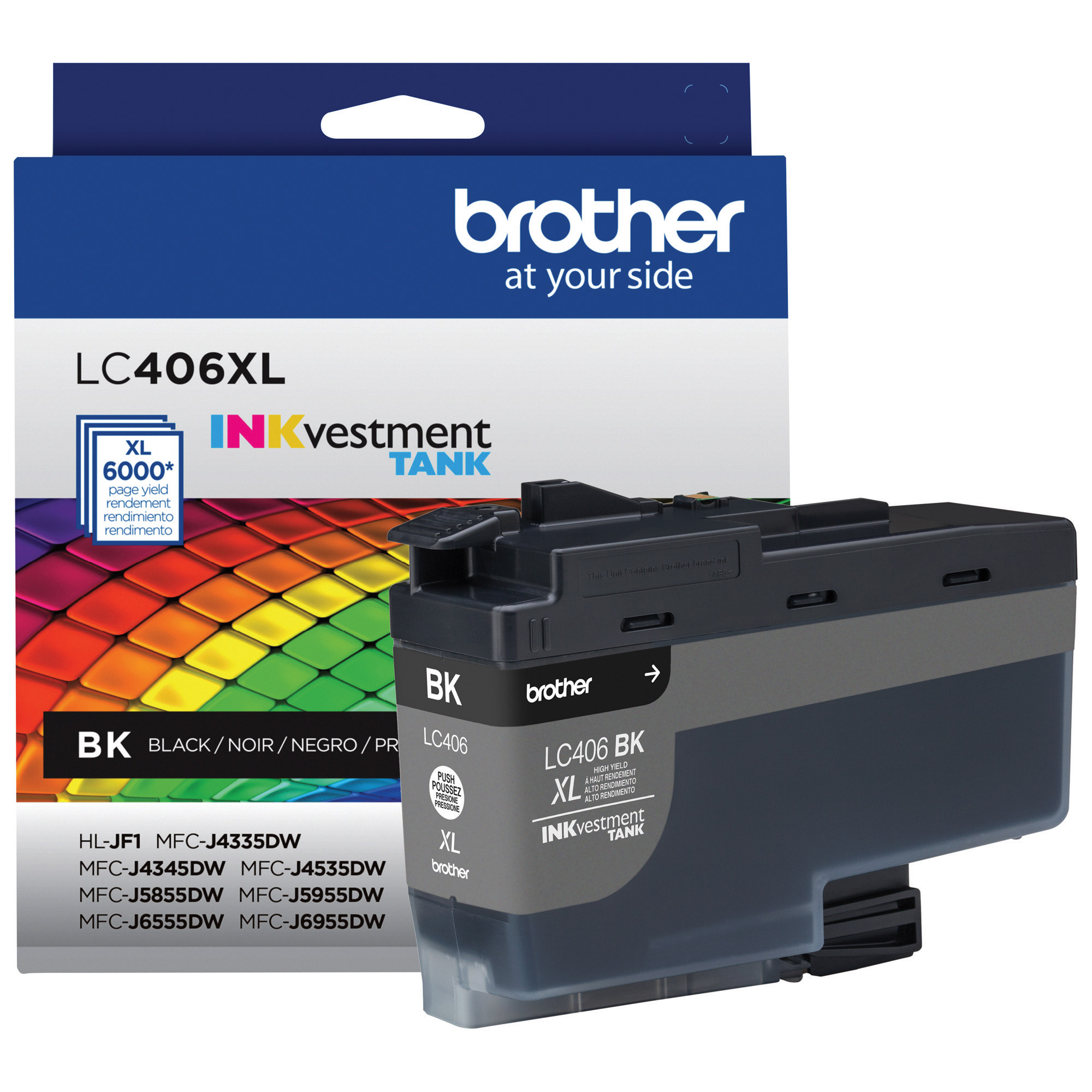 Brother Genuine INKvestment Tank High-Yield Black Ink Cartridge