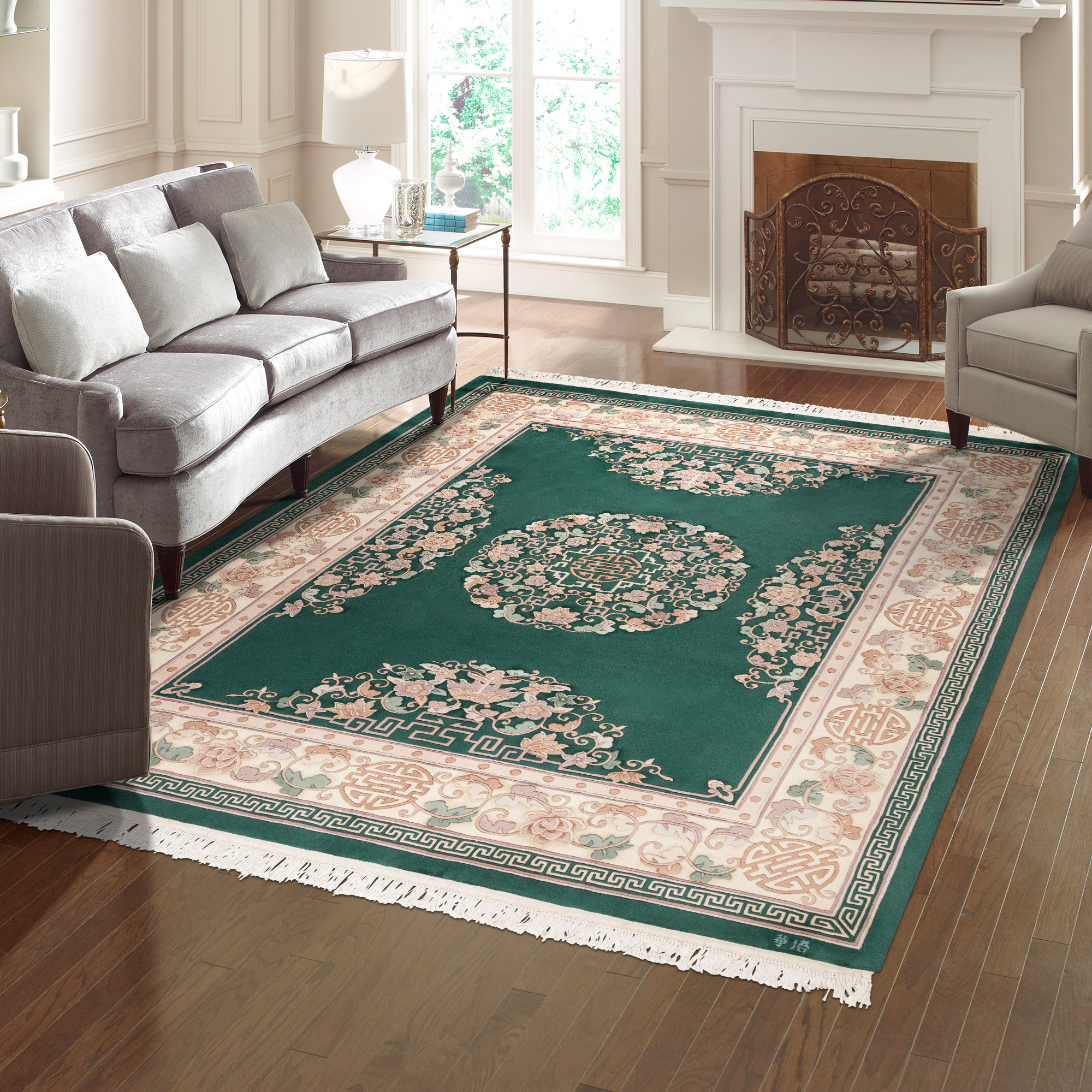 Pagoda Hand Knotted Rug Collection  Lyon