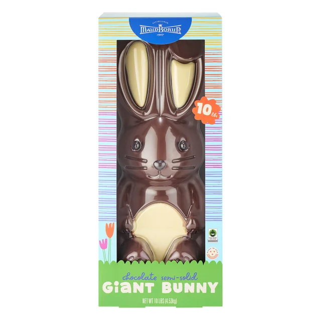 MAUD BOURUP GIANT CHOCOLATE BUNNY 160 OZ