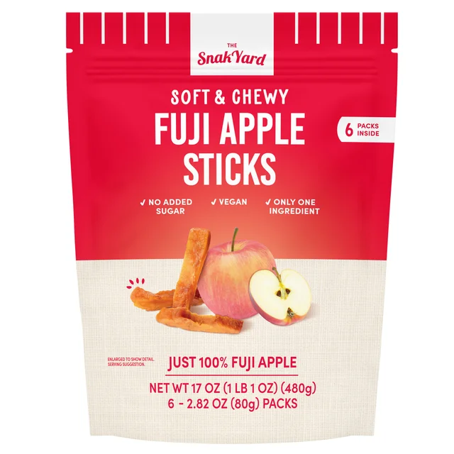 THE SNACKYARD FUJI APPLE STICKS 17 OZ (1.06 LBS)