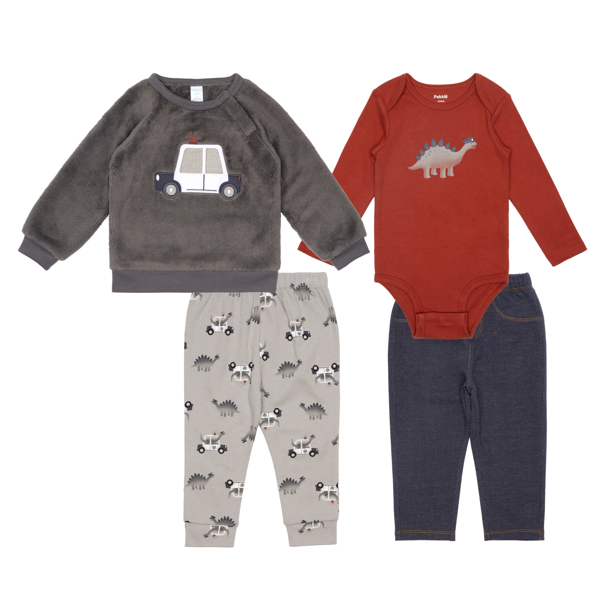Pekkle Infant 4-piece Sherpa Set