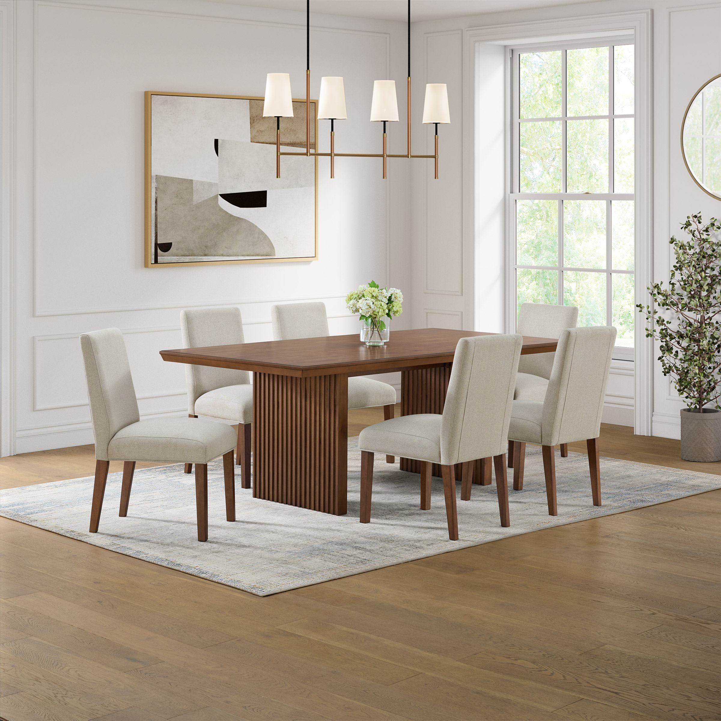 Bayside Furnishings Whidbey 7-piece Dining Room Set
