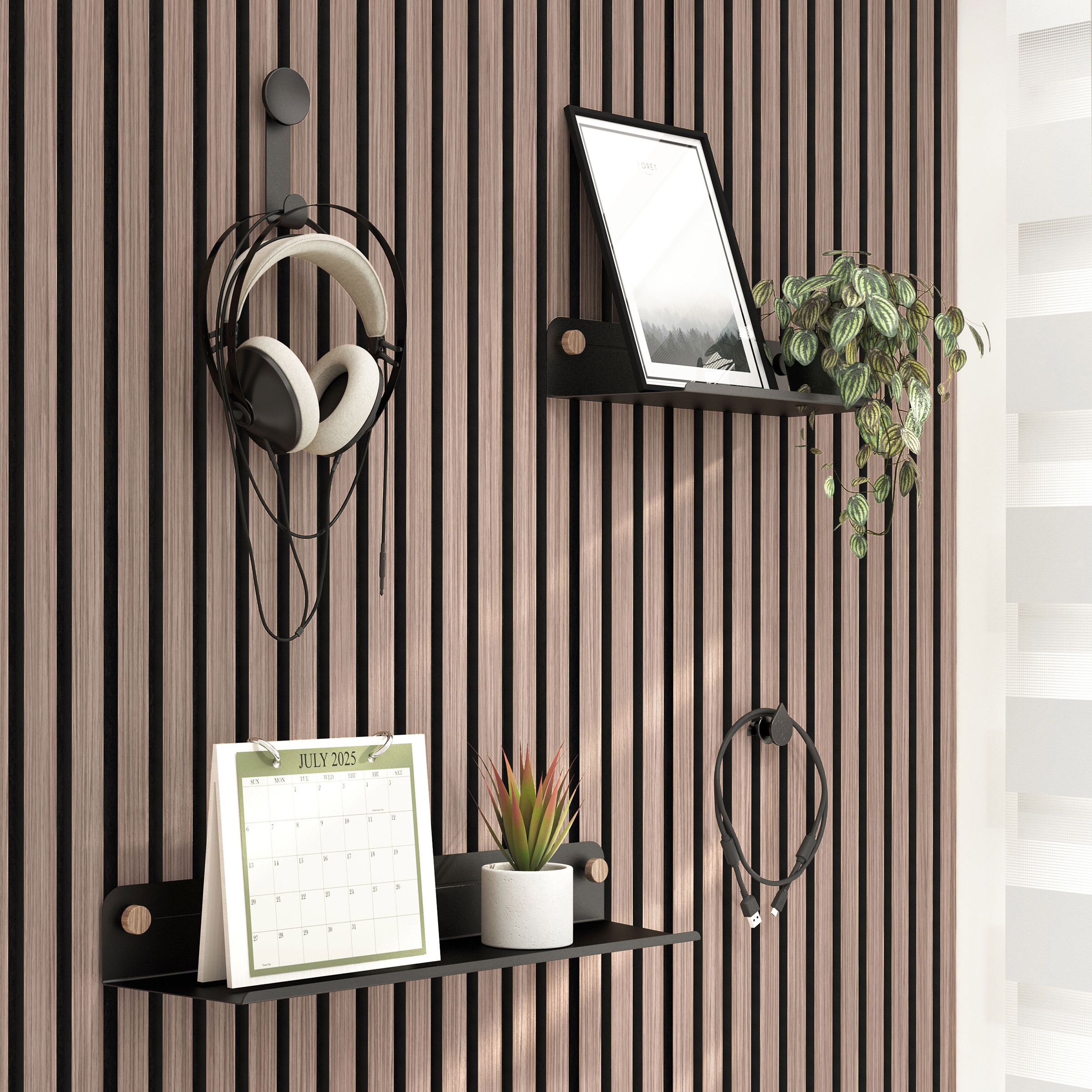 Artika Sonokit Set of Shelves and Hooks