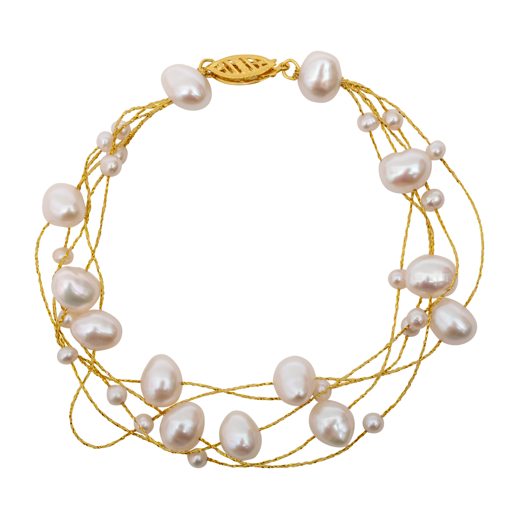 3 - 7 mm Cultured Freshwater Pearl Bracelet