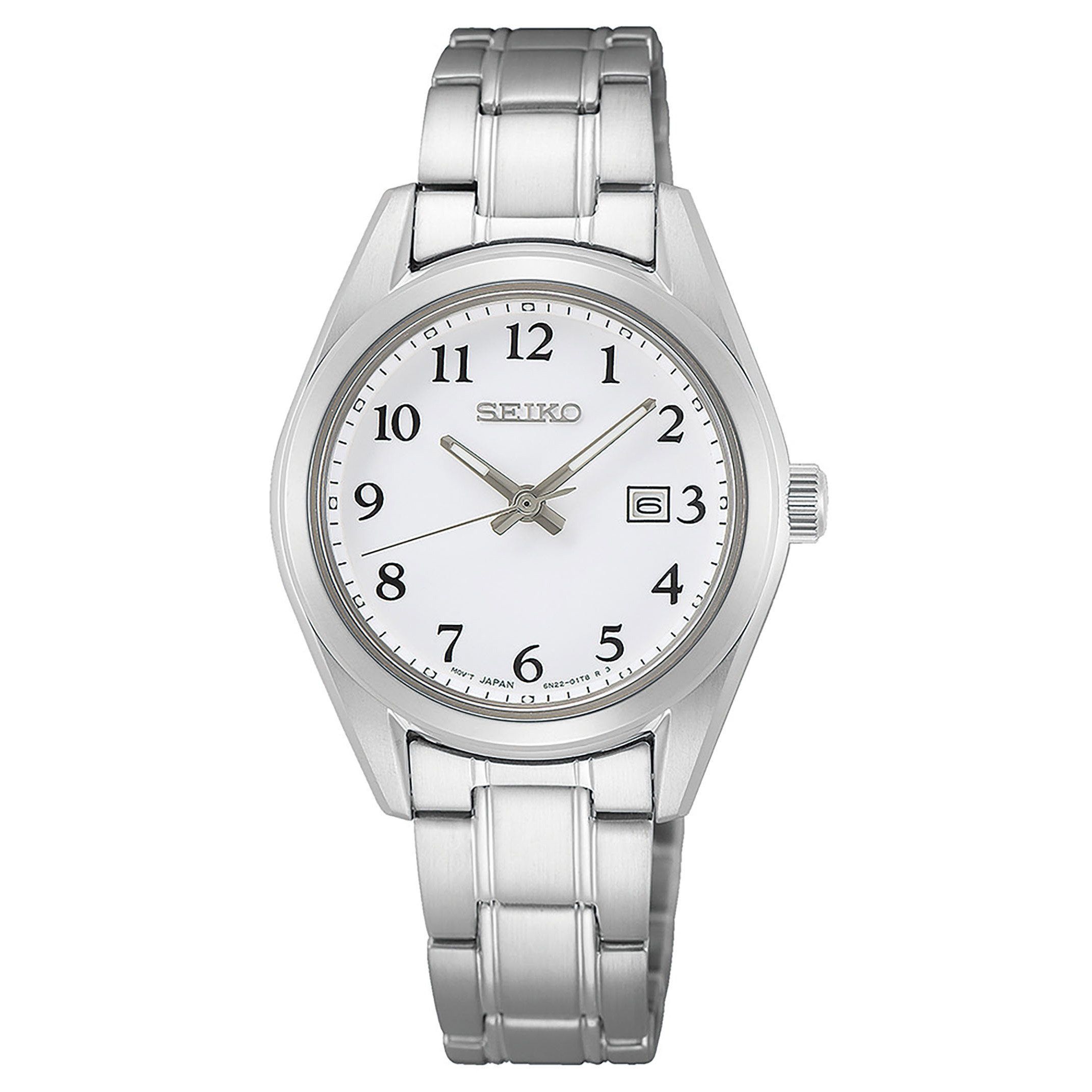 Seiko White Dial Women's Watch