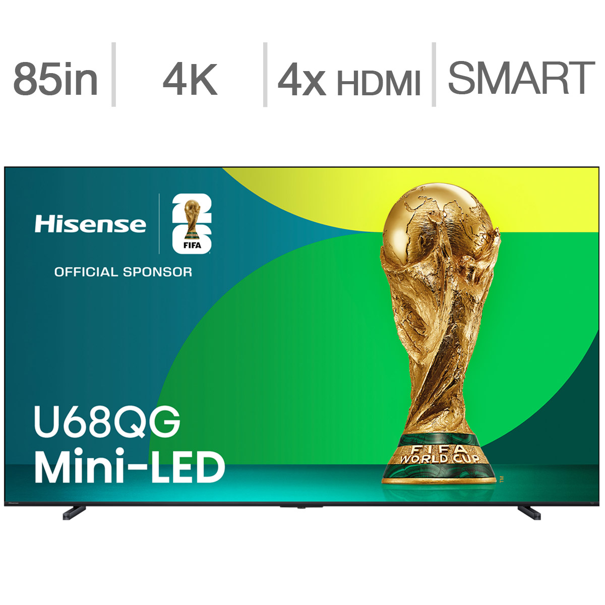 Hisense 85&#034; Class - U68QG Series - 4K QLED Mini LED TV