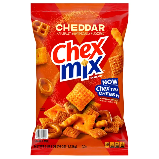 GENERAL MILLS CHEDDAR CHEX MIX 40 OZ (2.5 LBS)