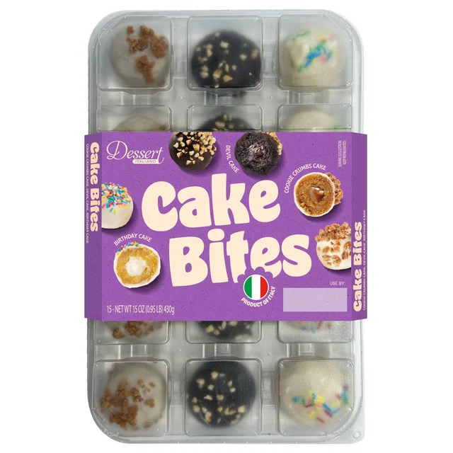 ITALIANO DESSERT FILLED CAKE BITES 15/0.7 OZ (0.65 LBS)