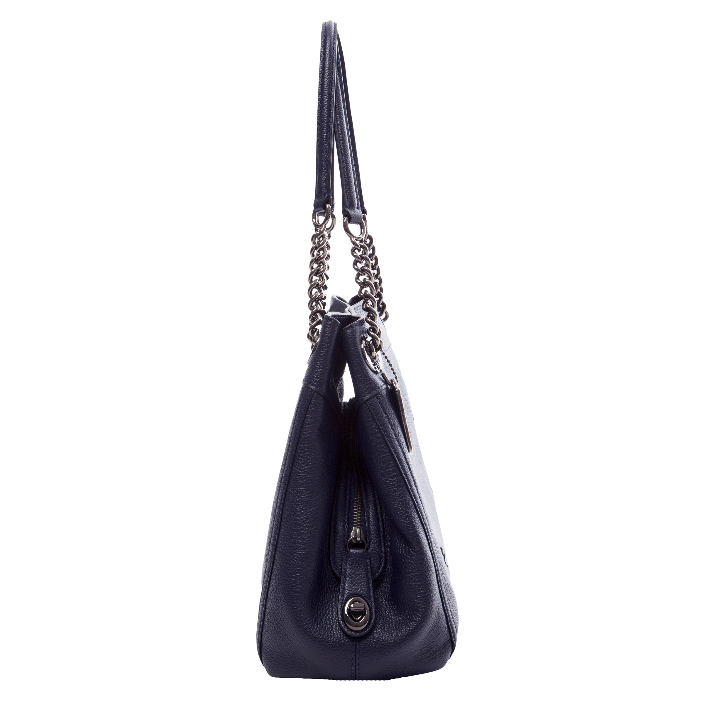 Coach Turnlock Edie Shoulder Bag, Dark Navy | Costco
