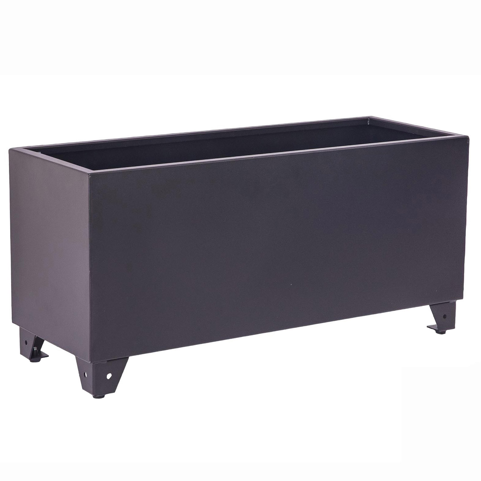 Grapevine Arden Commercial Grade Rectangular Aluminum Outdoor Planter ...