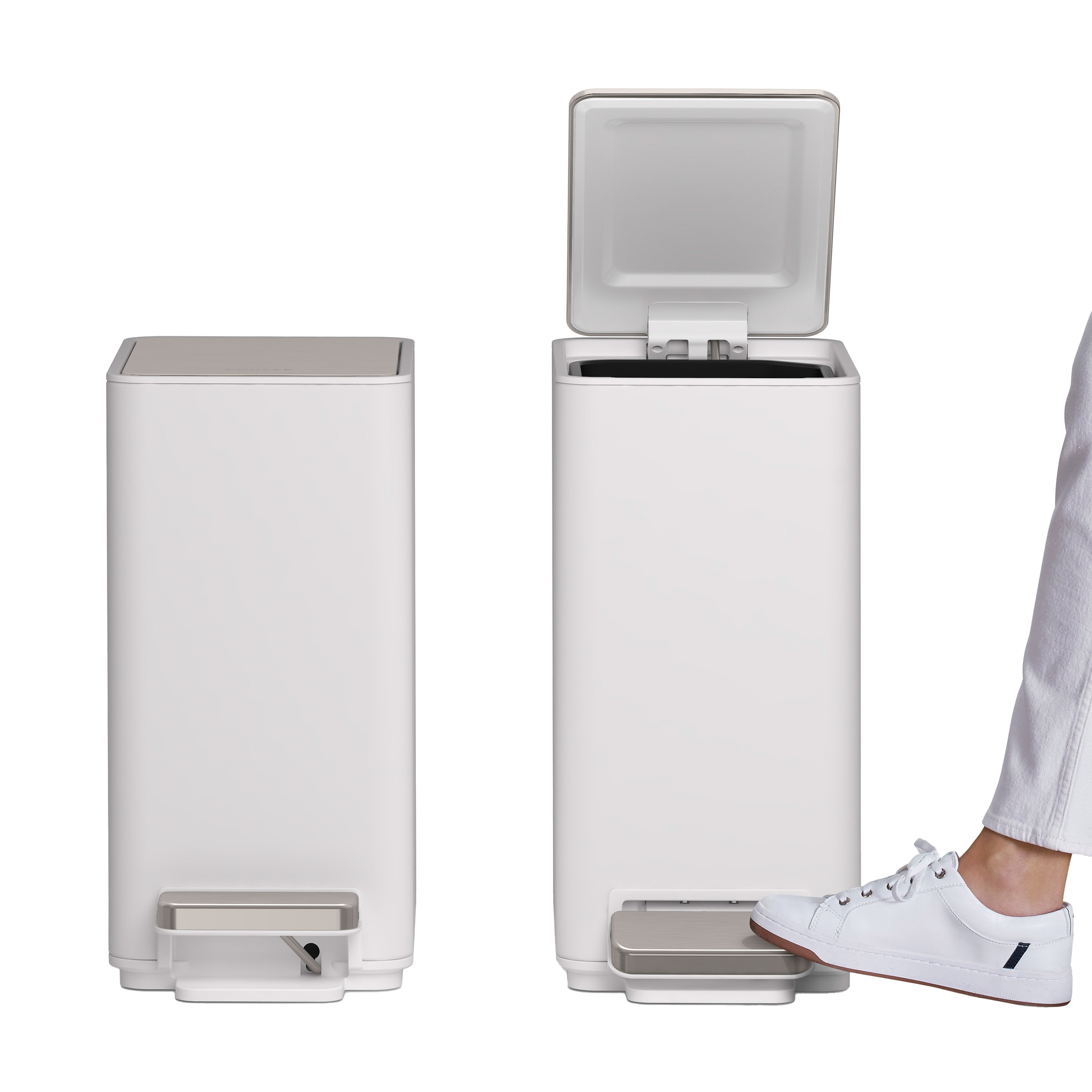 Kohler 6 L Step Trash Can, 2 Pack