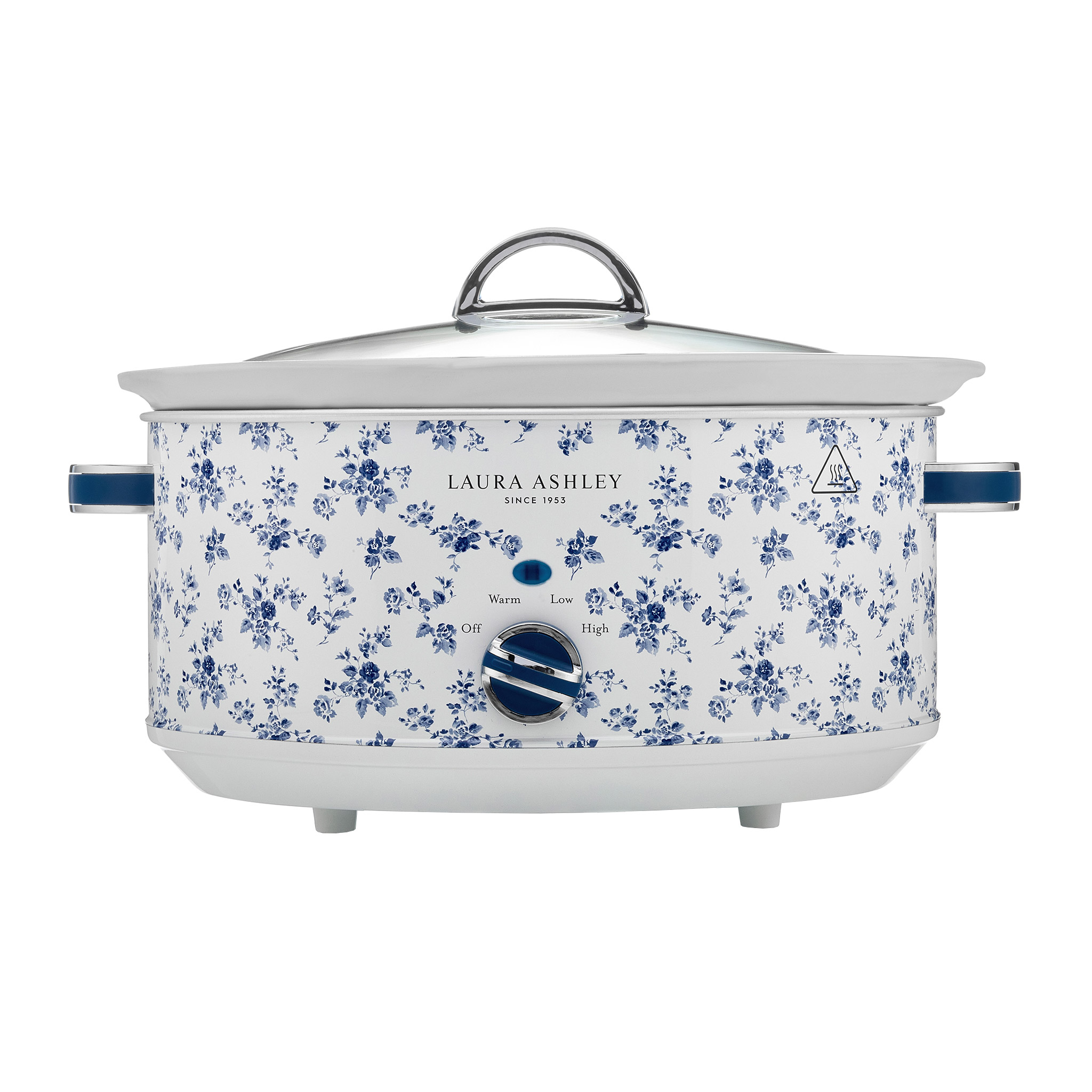 Laura Ashley 6.5 L (6.89 qt.) Slow Cooker, China Rose