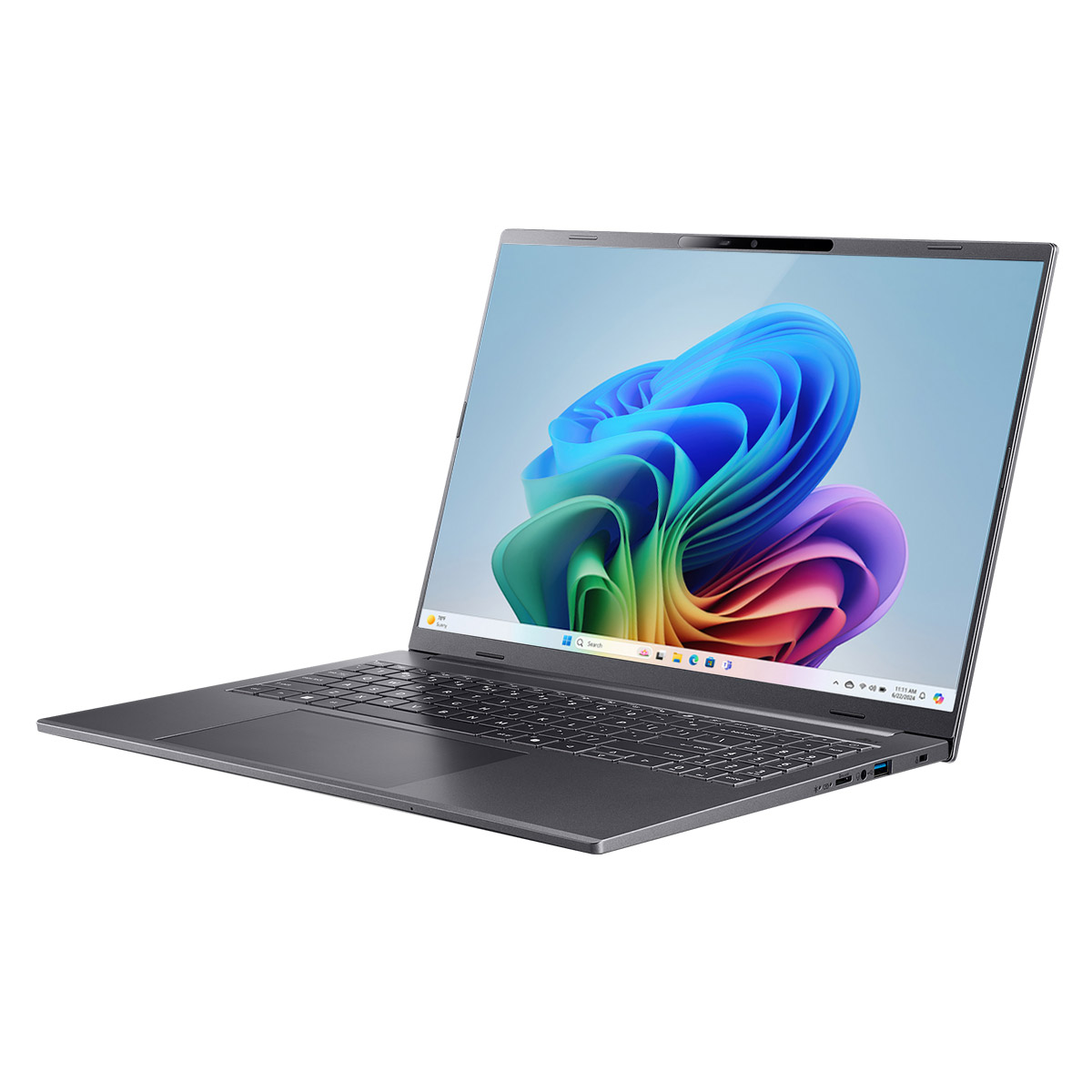 Acer Aspire 16 AI Copilot+ PC. 16-in Touchscreen Laptop, Qualcomm
