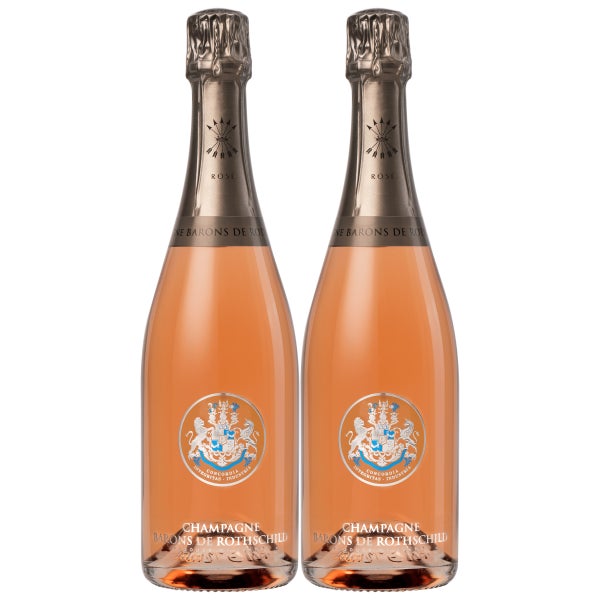 Barons de Rothschild Brut Rose Champagne 750 ml, 2-pack CA Barons de Rothschild Brut Rose Champagne 750 ml, 2-pack CA