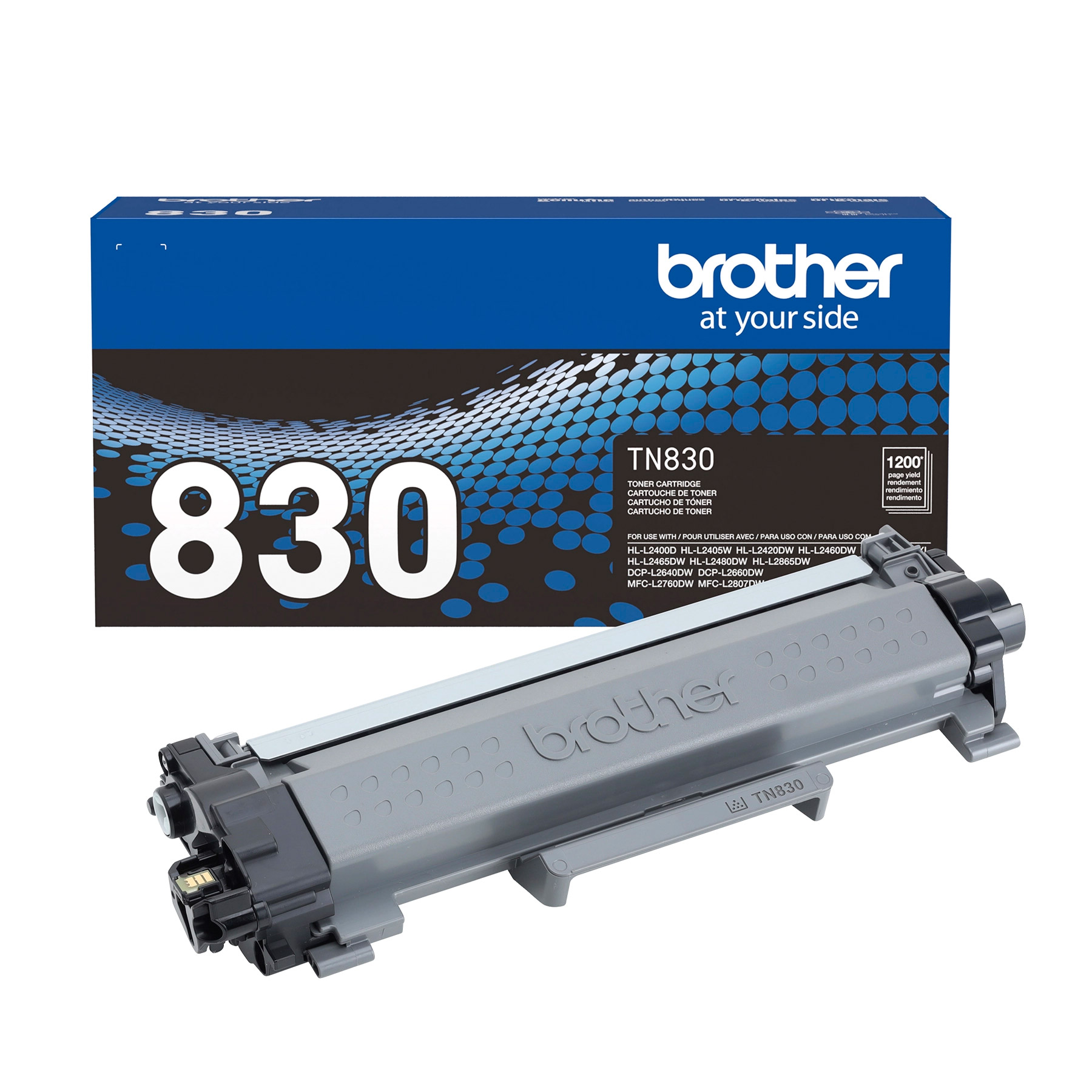 Brother Genuine Standard Yield Black Toner Cartridge