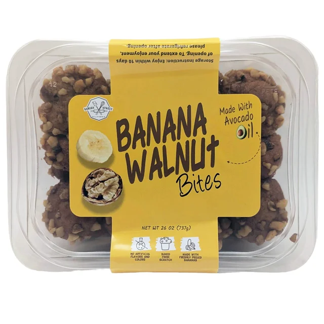 BAKERY STREET BANANA WALNUT BITES 26 OZ