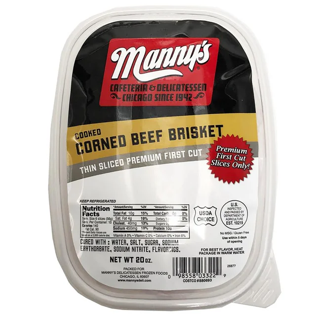 Manny's Lean Corned Beef, 20 oz