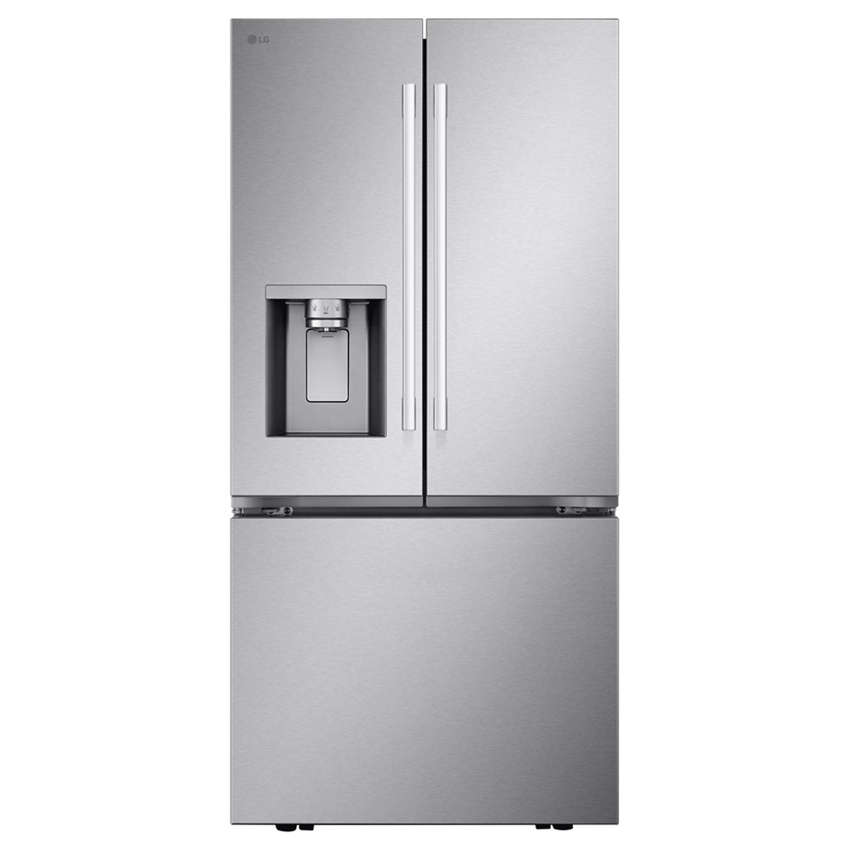 LG 33 in. 25 cu ft. Standard Depth French Door Refrigerator with Dual Ice Maker