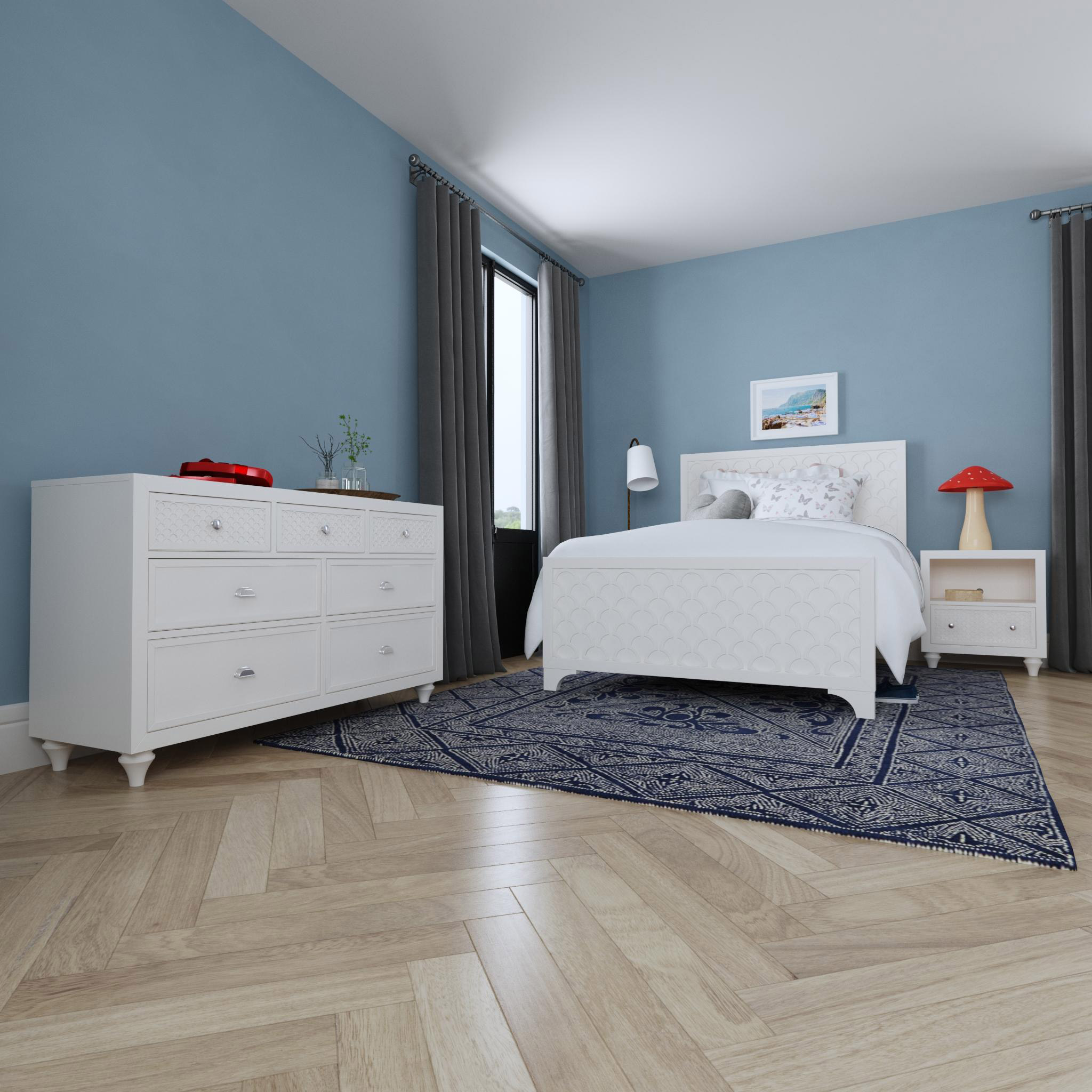 Amanda Three Piece Bedroom Collection