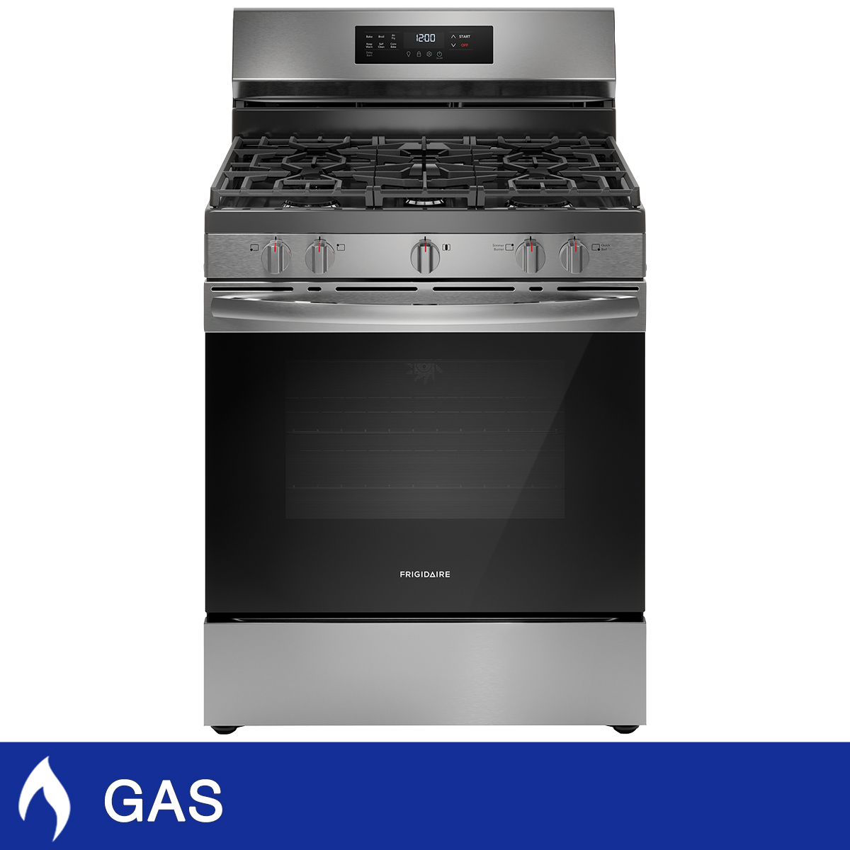 Frigidaire 30 in. 5.1 cu ft. Gas Freestanding Range with Air Fry