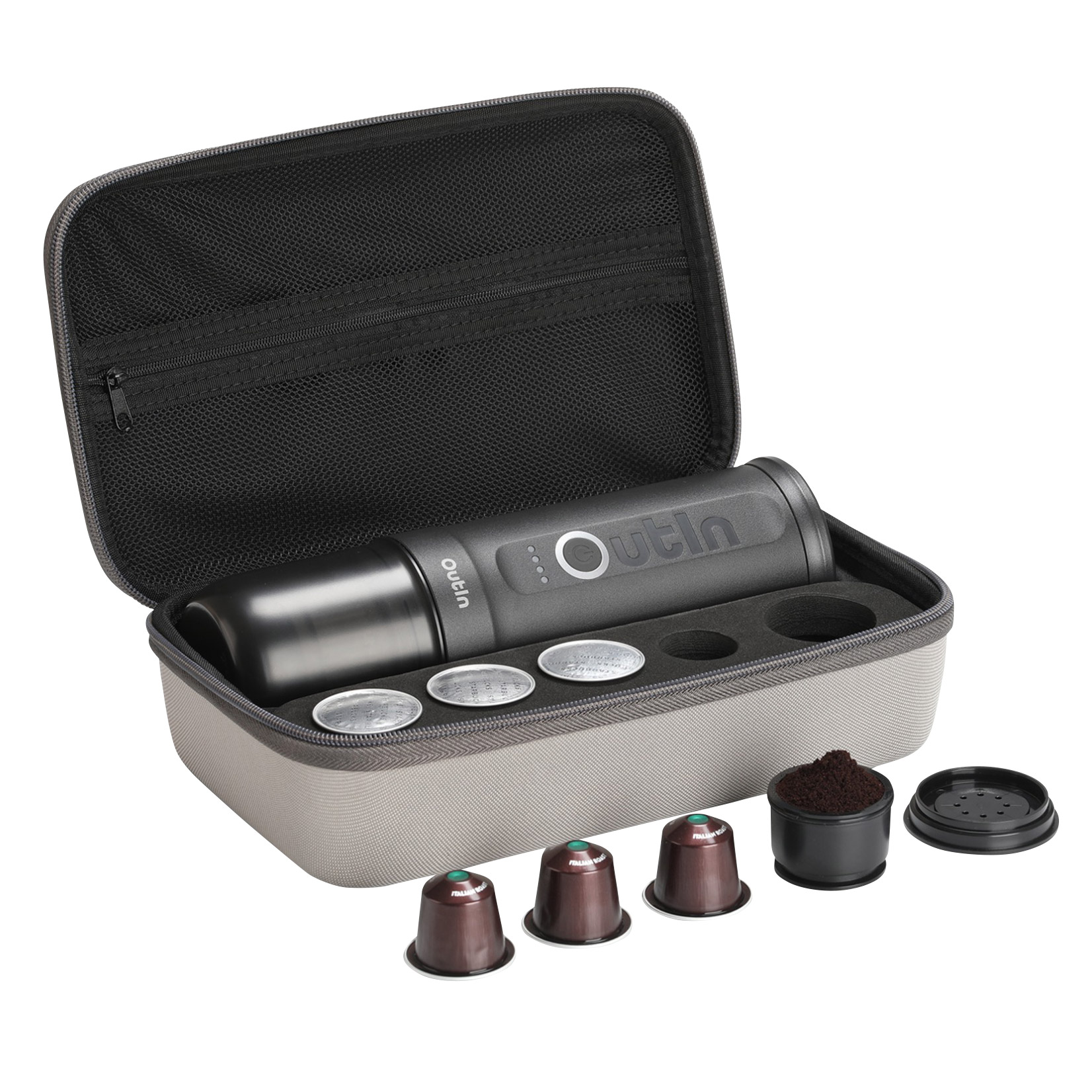 OutIn Nano Portable Espresso Machine Travel Kit | Costco
