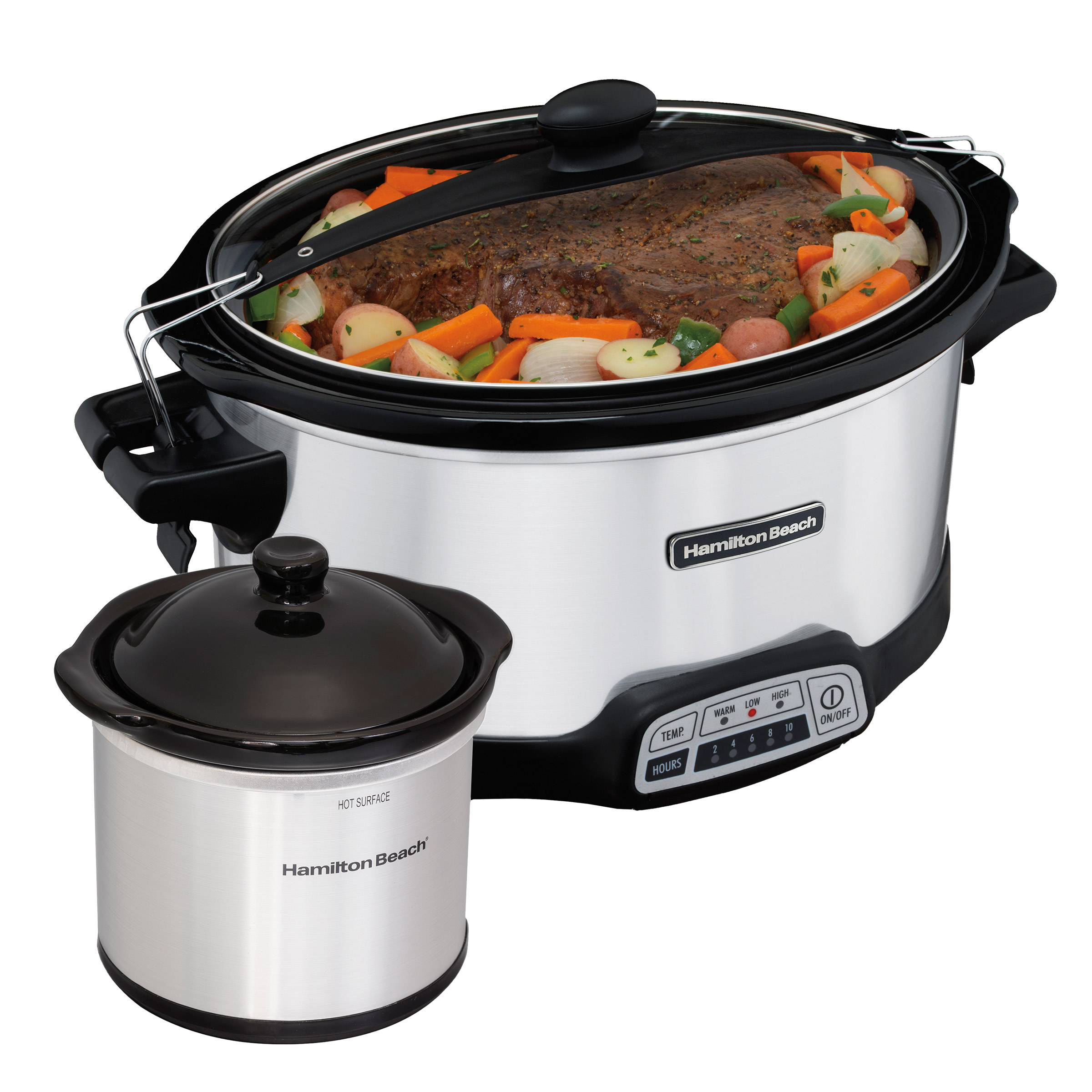 Hamilton Beach 6.62 L (7 qt.) Stay or Go Programmable Slow Cooker