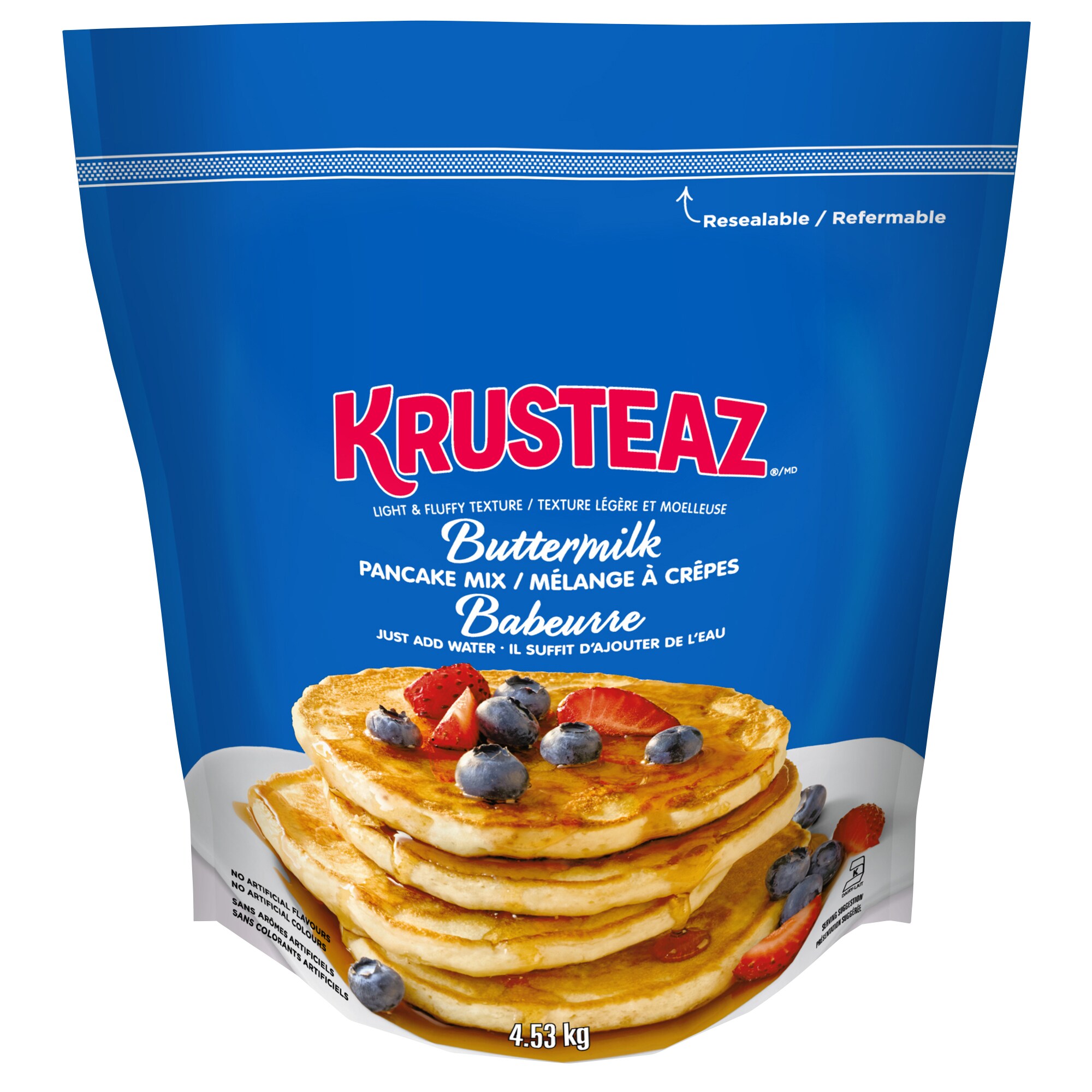 Krusteaz Buttermilk Pancake Mix, 4.53 kg