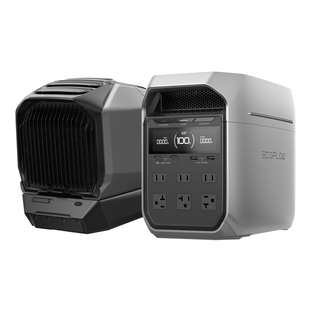 EcoFlow WAVE 3 Portable A/C with Delta 3 Plus Portable Power Station