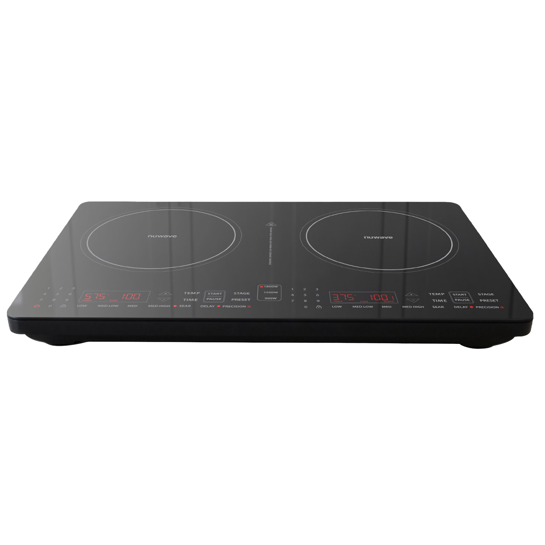 Nuwave Dual Top Precision Induction Cooktop with Dual 11.5