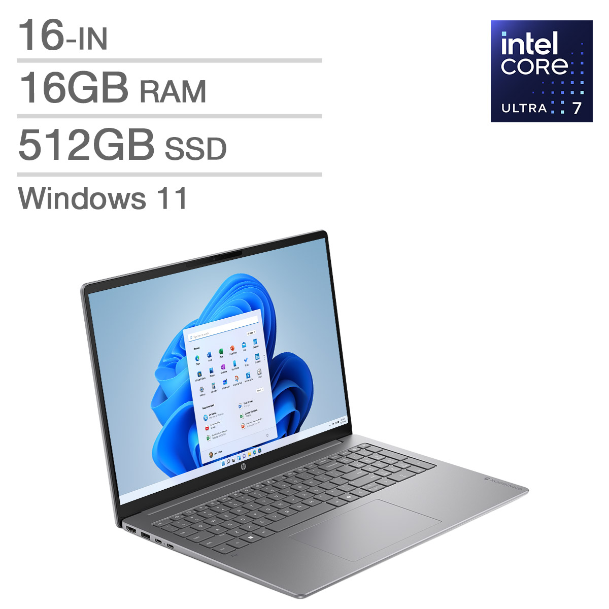 HP OmniBook 5 Next Gen AI OLED Copilot+ PC 16-in Laptop, Intel