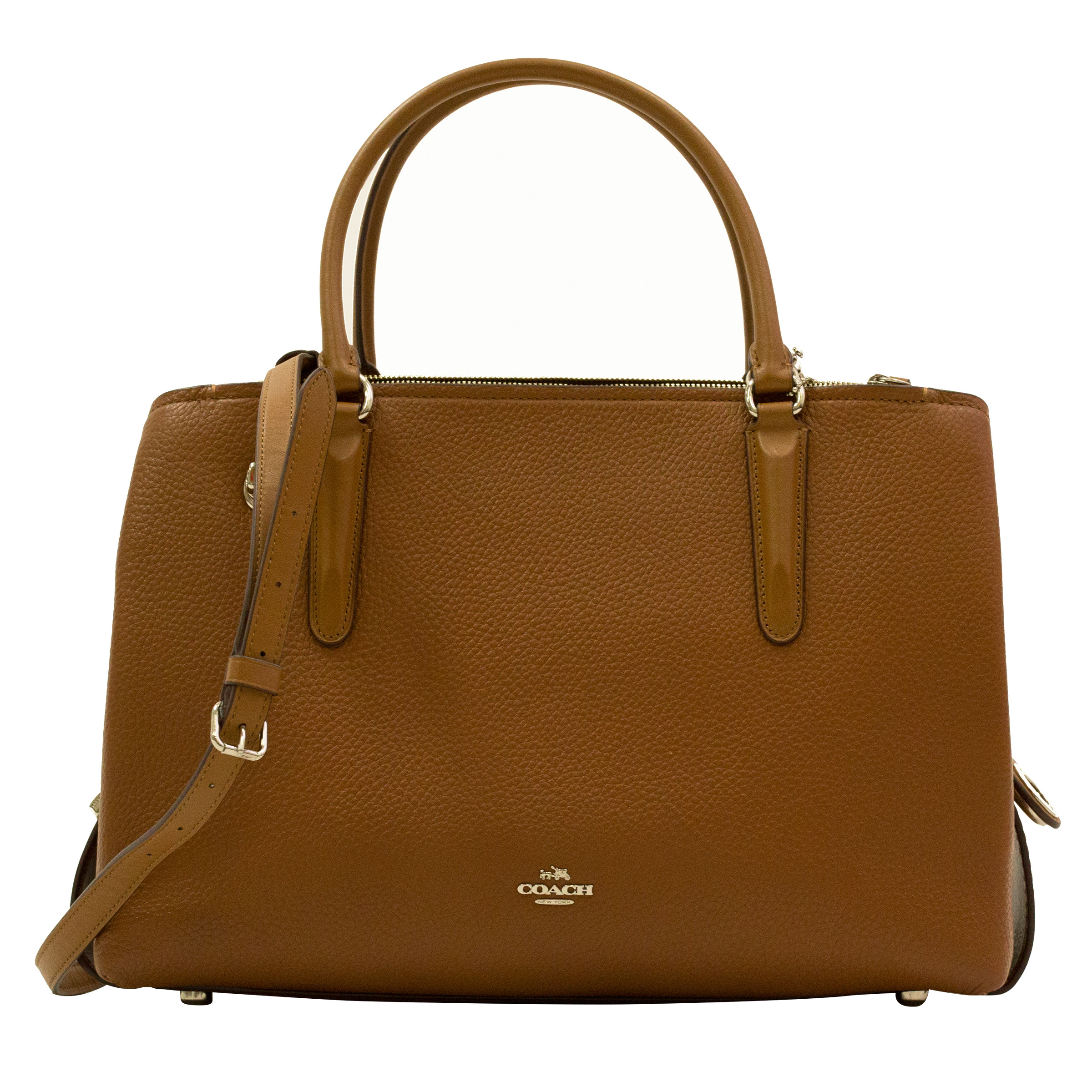 Coach Brooklyn 34 Satchel, Saddle | Costco