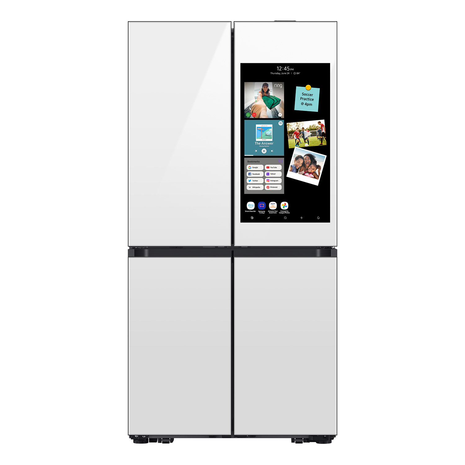 Samsung 29 cu. ft. Bespoke 4-Door Flex Refrigerator with AI Family Hub+ and AI Vision