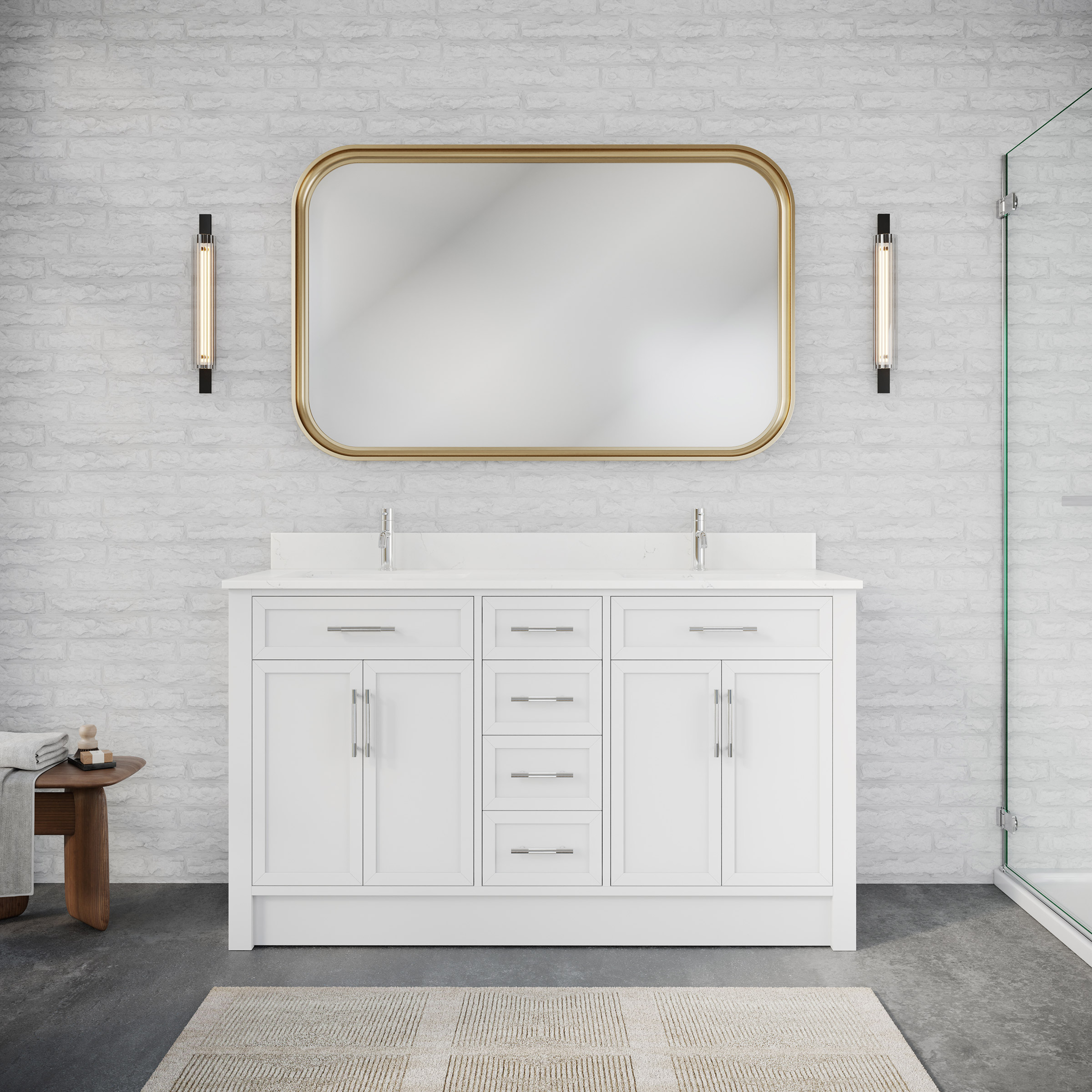 Studio Bathe Brooklyn Vanity in White