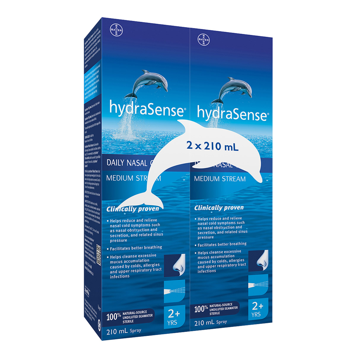 HydraSense Medium Stream, 2 x 210 mL