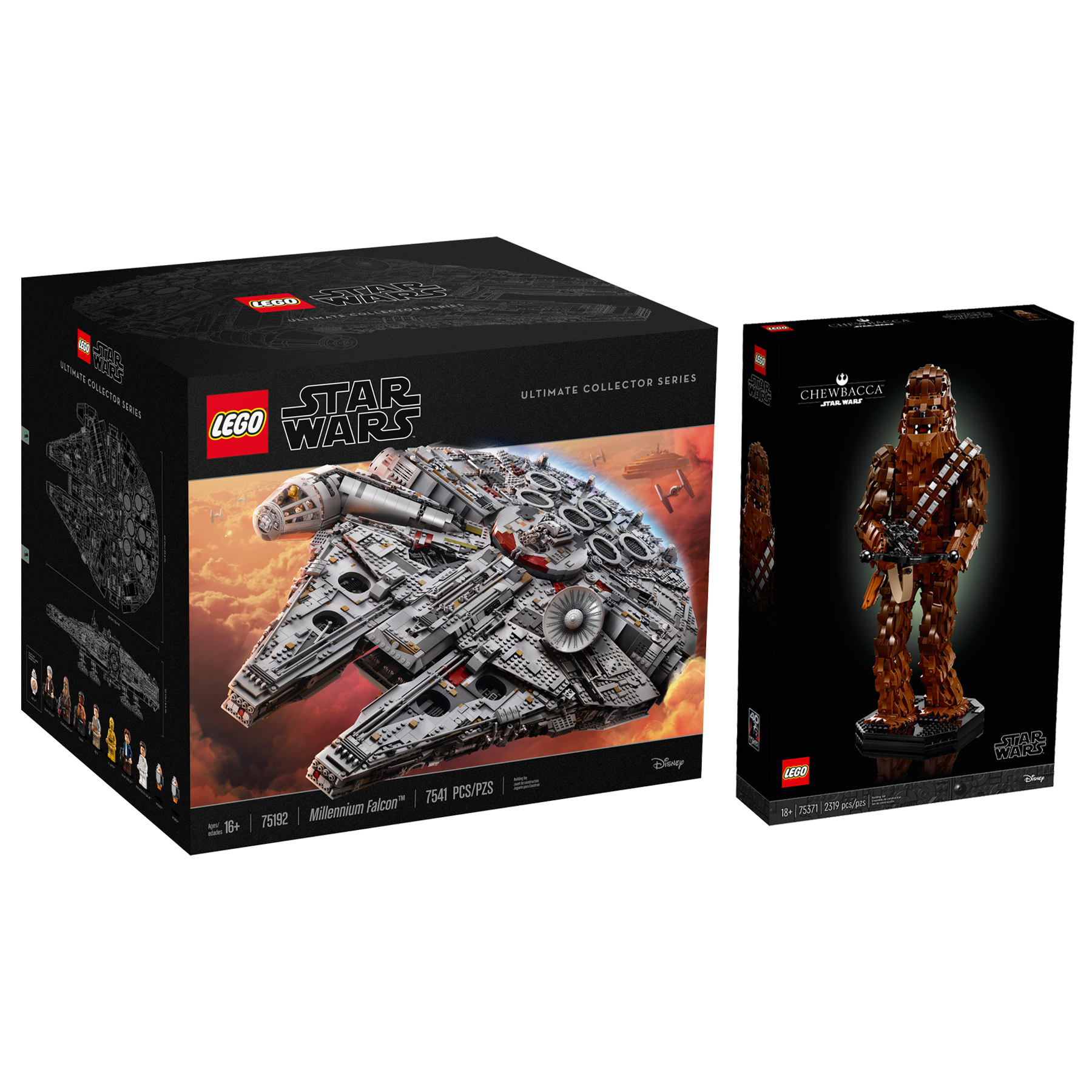 Falcon Ultimate Millennium Falcon Lego Set Size LEGO Millennium Falcon And  Chewbacca Bundle Costco