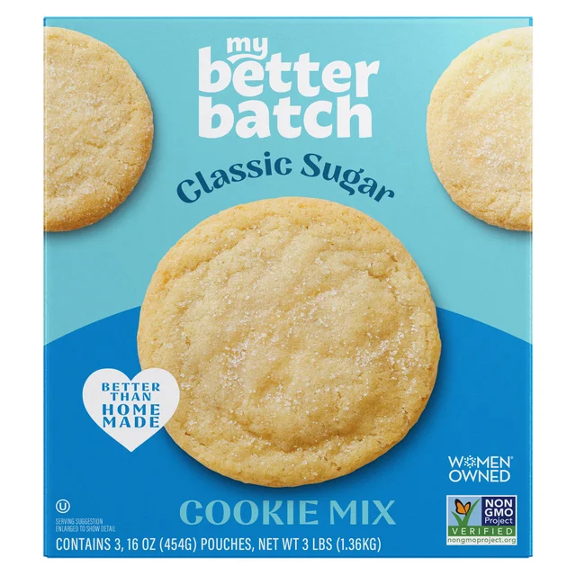 MY BETTER BATCH SUGAR COOKIE MIX 3/16 OUNCE BAGS