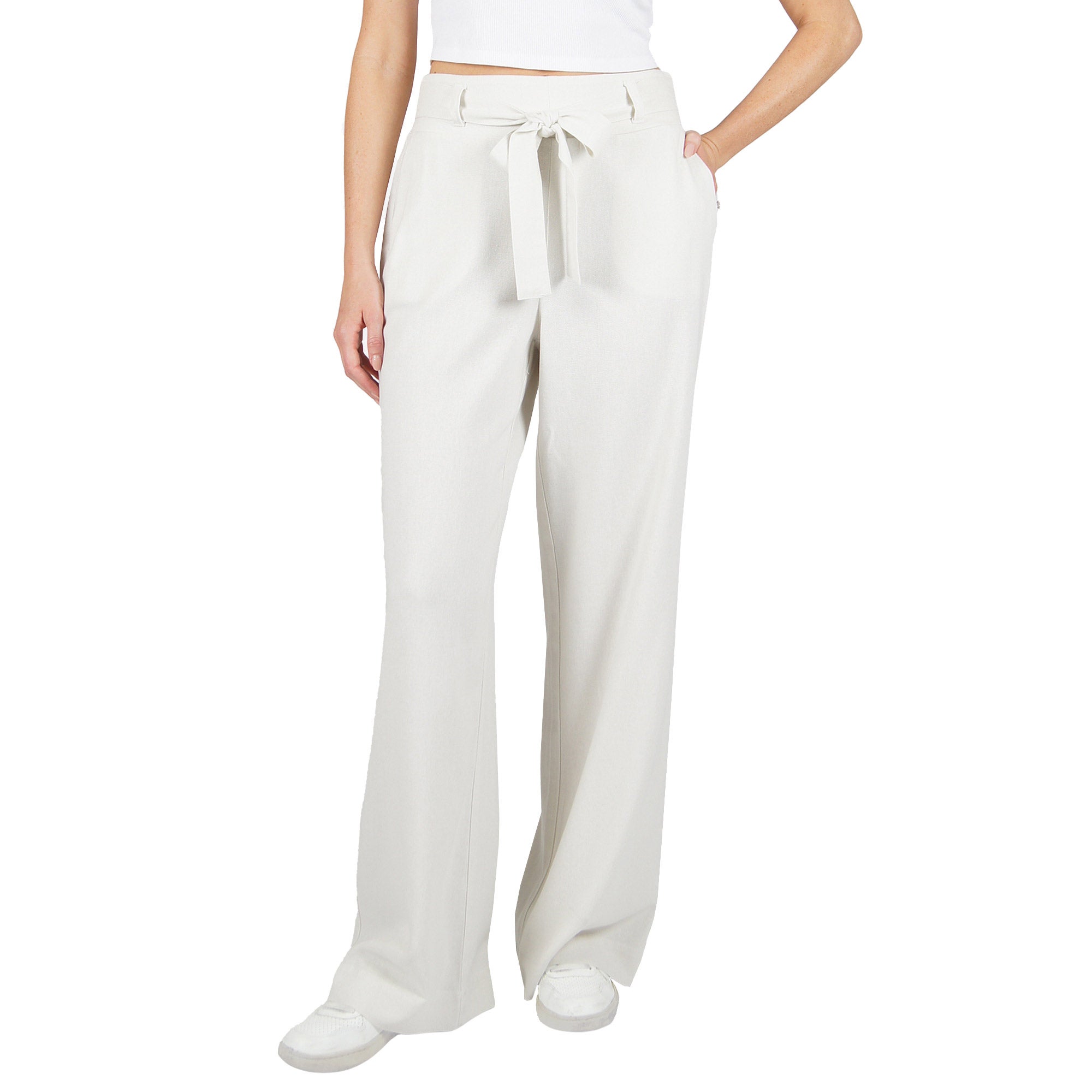 Sound Style Women's Rayon Linen Blend Pant | Costco