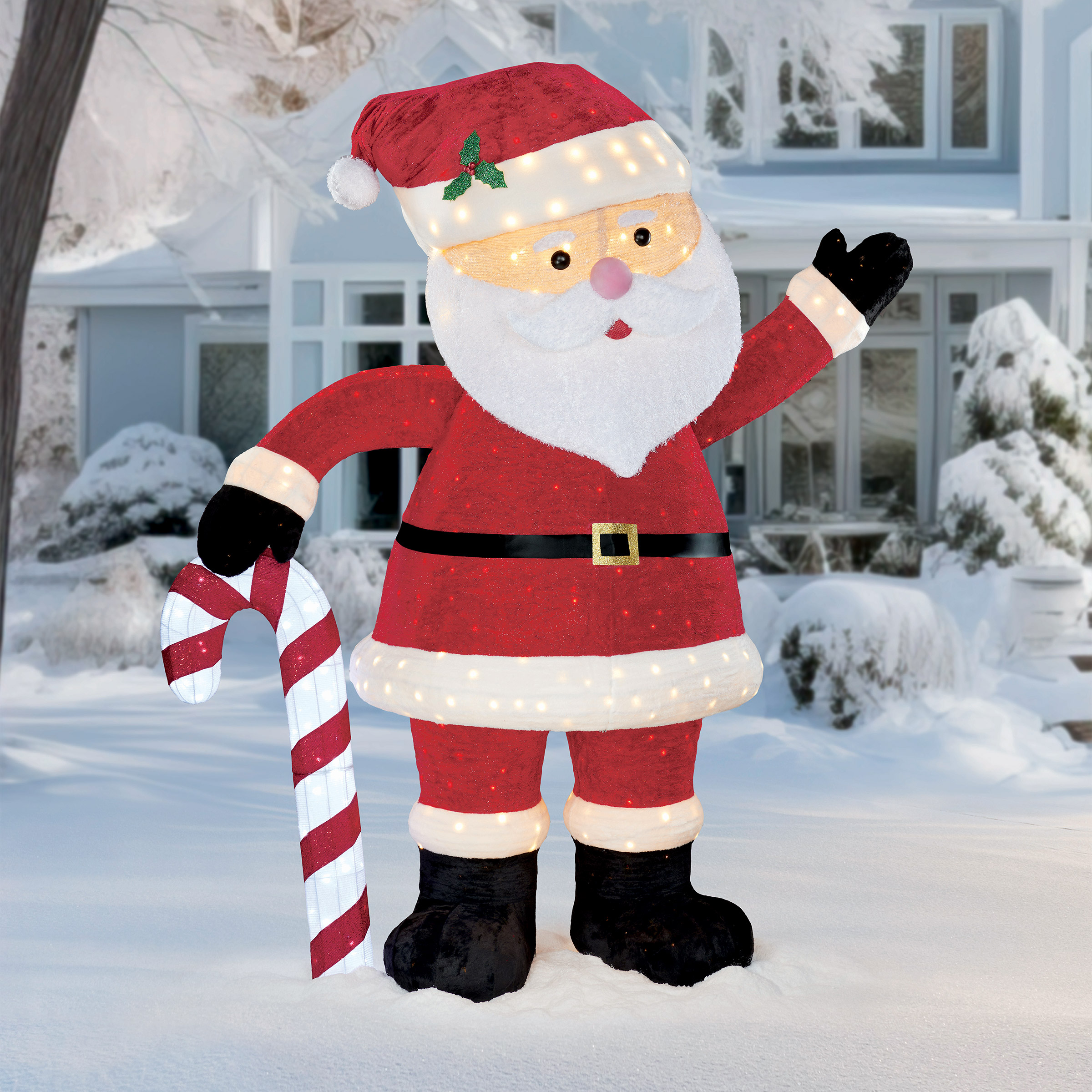 2.7 m (9ft.) Santa with 880 LED Lights 