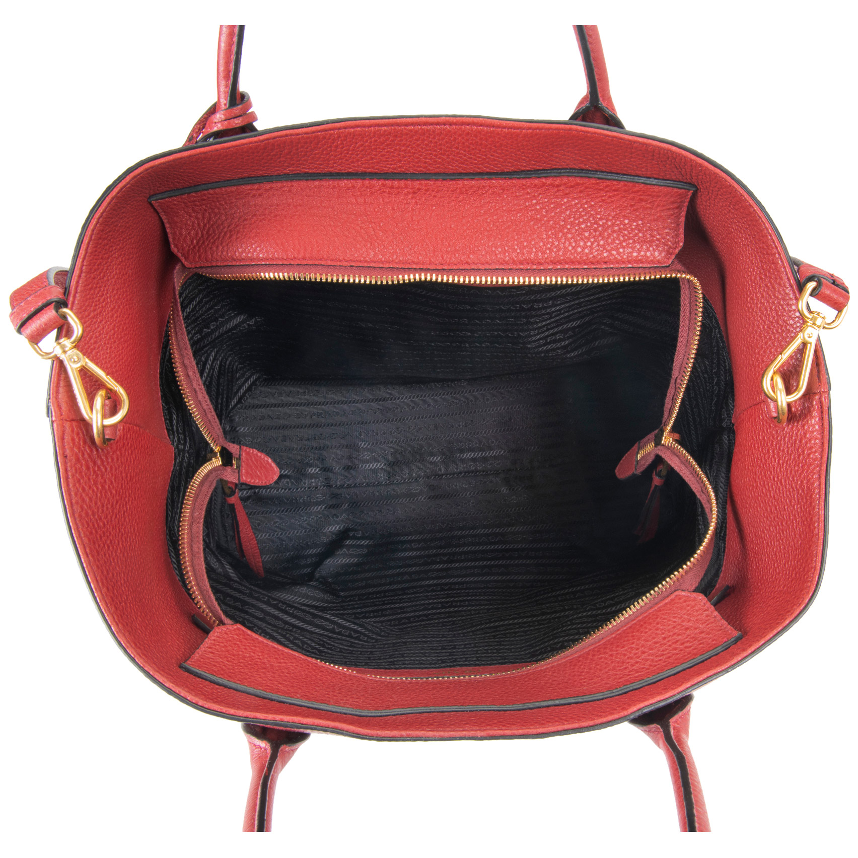 Prada Leather Tote, Ruby Red | Costco