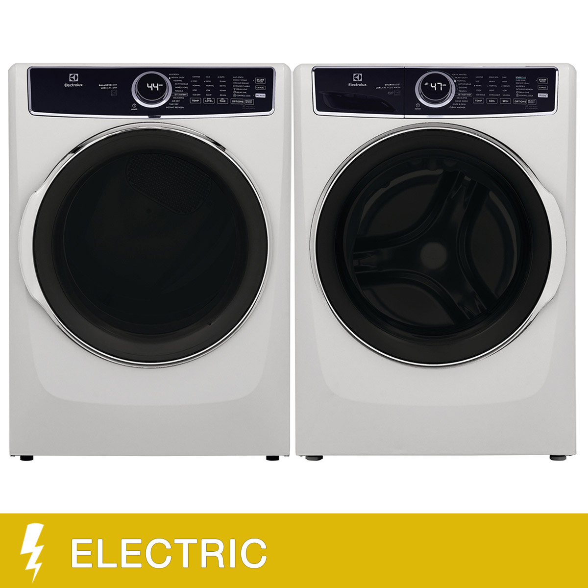 Electrolux 6 Series Laundry Bundle 5.2 cu ft. Front Load Washer and 8.0 cu ft. Electric Dryer