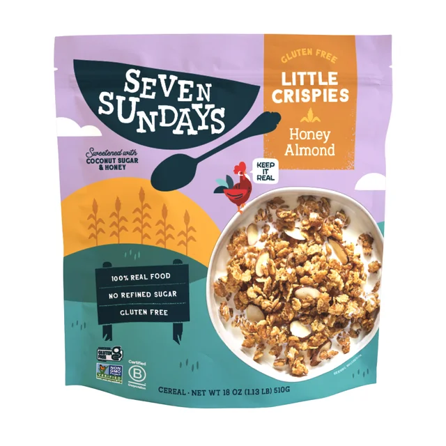 SEVEN SUNDAYS LITTLE CRISPIES HONEY ALMOND 18 OZ