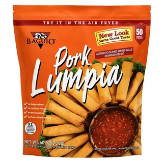 Baquio Pork Lumpia, Shanghai Recipe, 0.8 oz, 50-count
