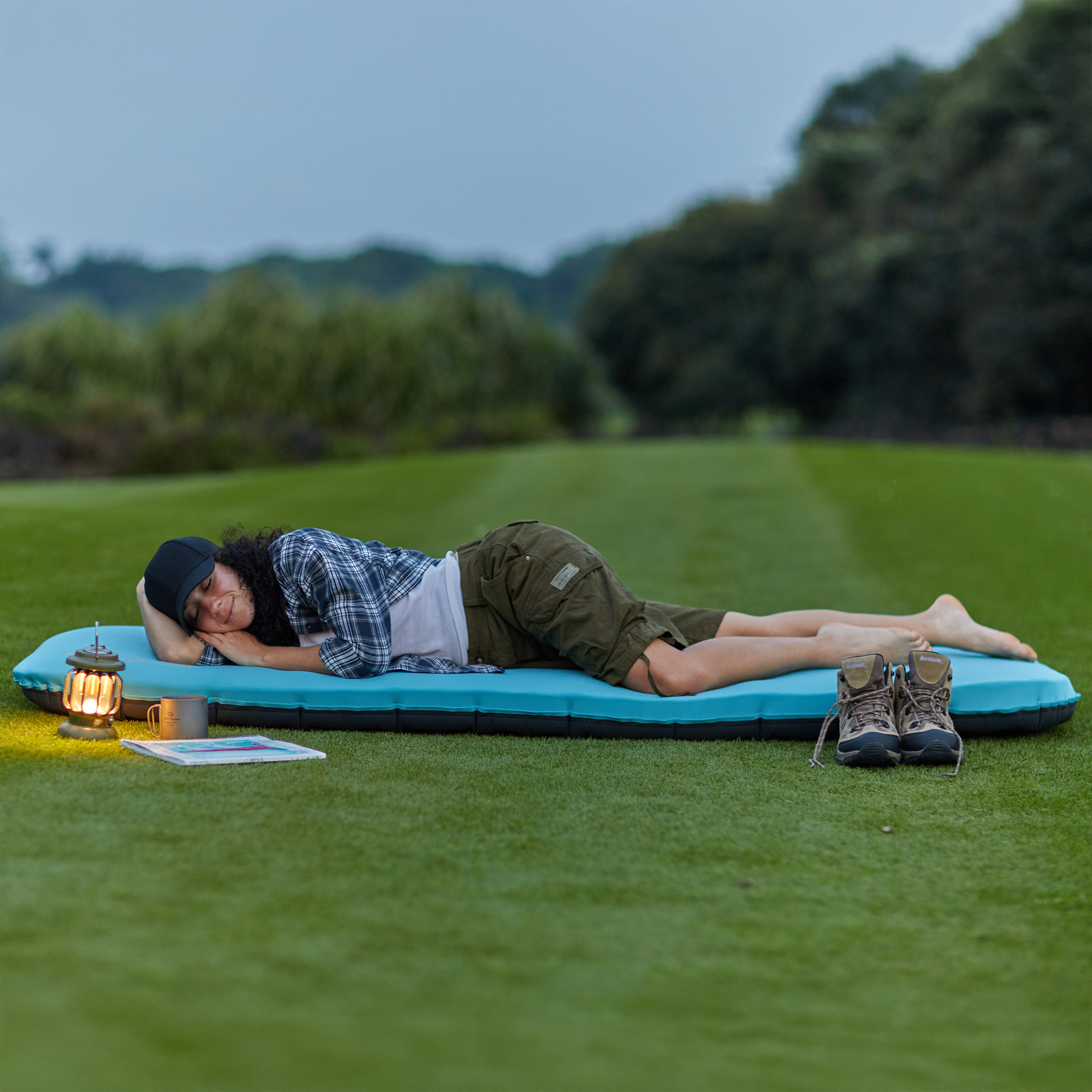 KingCamp スリーピングマット KingCamp Hybrid Foam Topper Inflatable Sleeping Pad | Costco