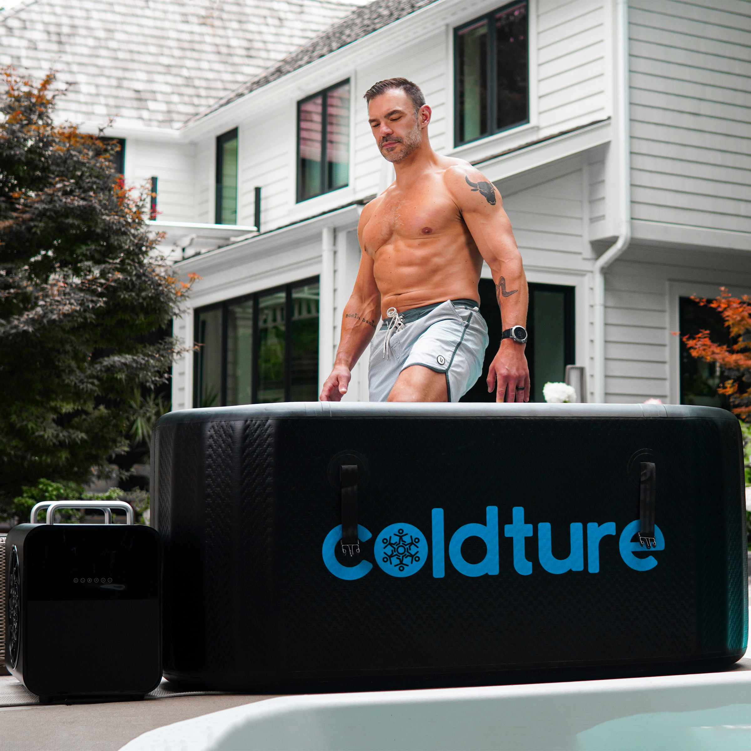 Coldture Portable Cold Plunge Classic Tub and Chiller System