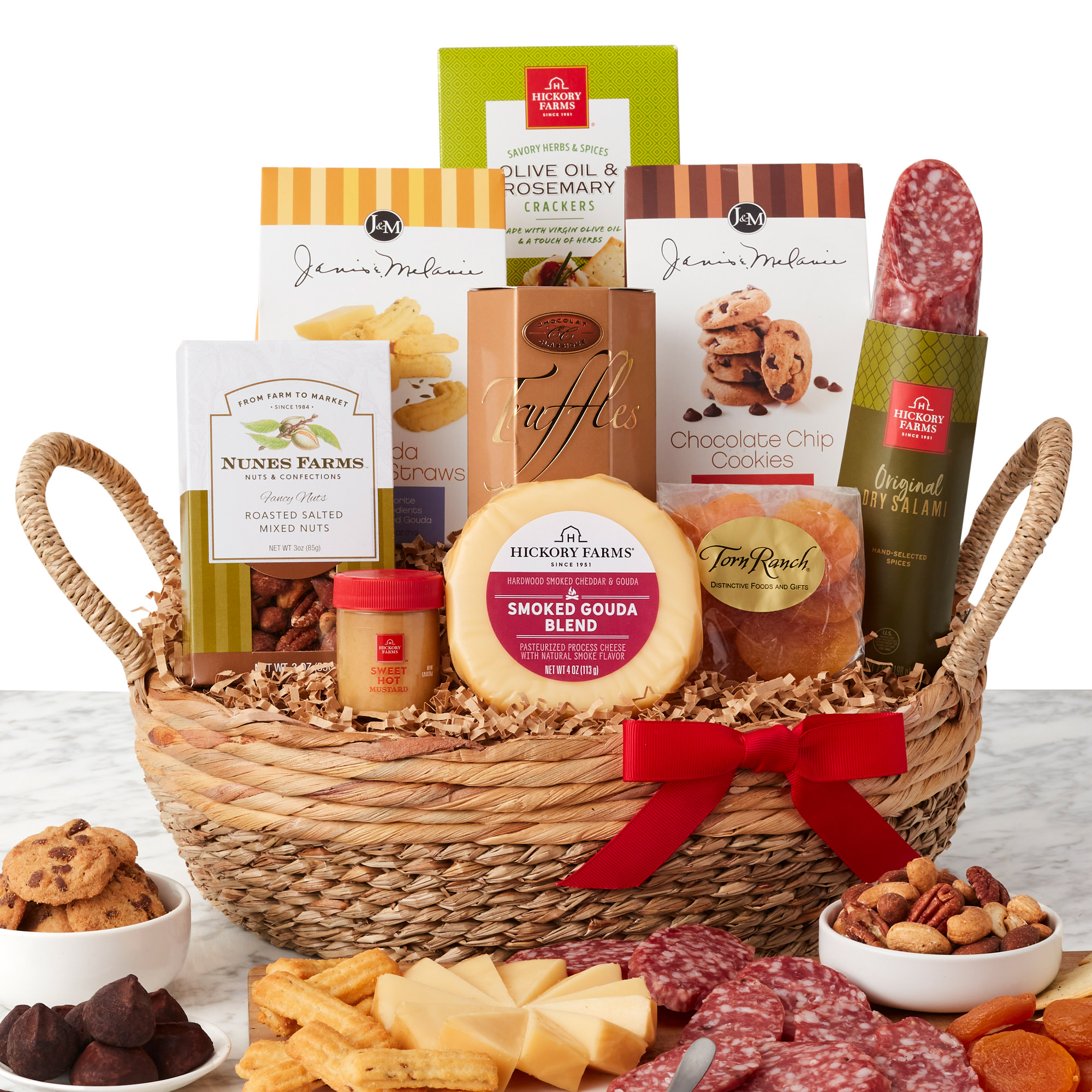 Hickory Farms Sweet & Savory Snacks Gift Basket