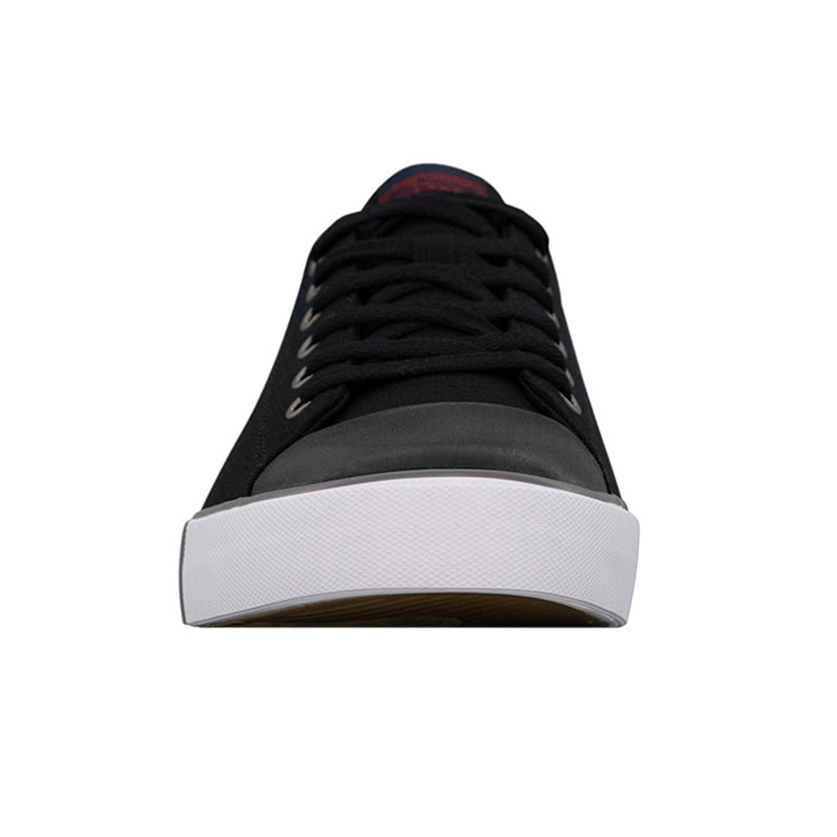 Ben Sherman Men's Canvas Shoes Sneakers Memory Foam Insole New Black White 8.5-1